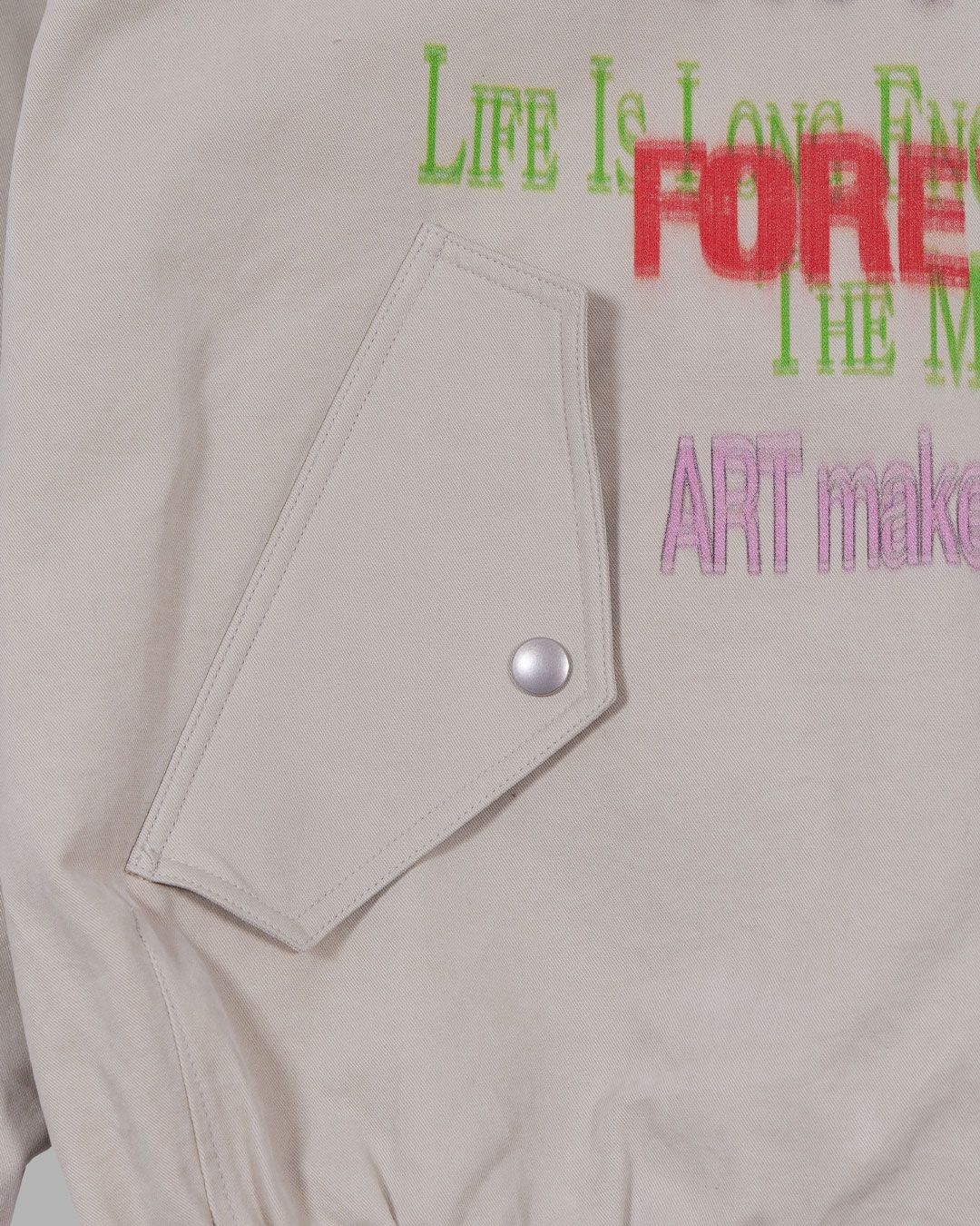 [THE MUSEUM VISITOR]★LETTERING PRINTED COTTON BLOUSON MUSINSA | THE MUSEUM VISITOR LETTERING PRINTED COTTON