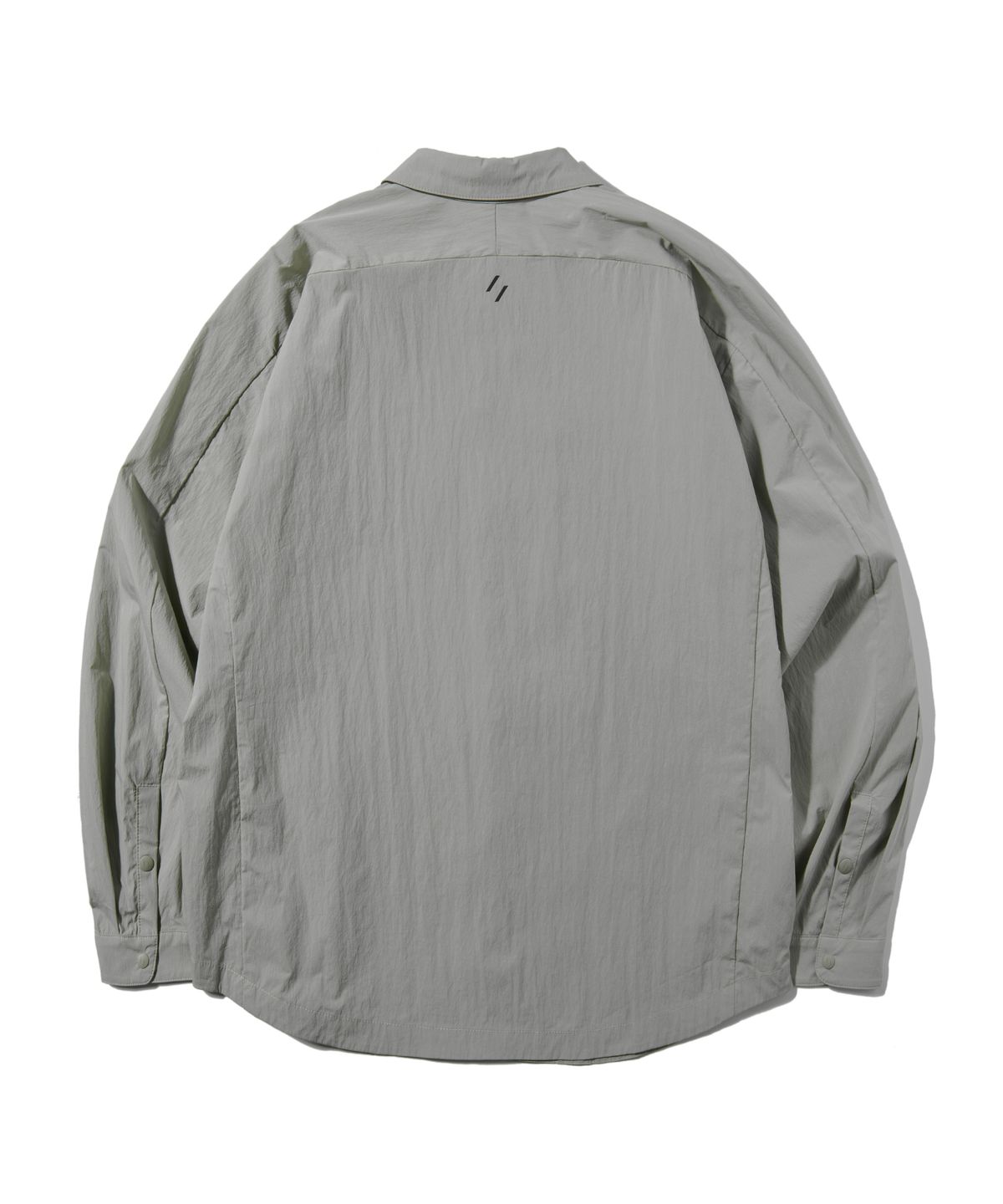 웰터 익스페리먼트(WELTER EXPERIMENT) WCL007_LIGHT REFLECTION POCKET SHIRTS_Warm Gray