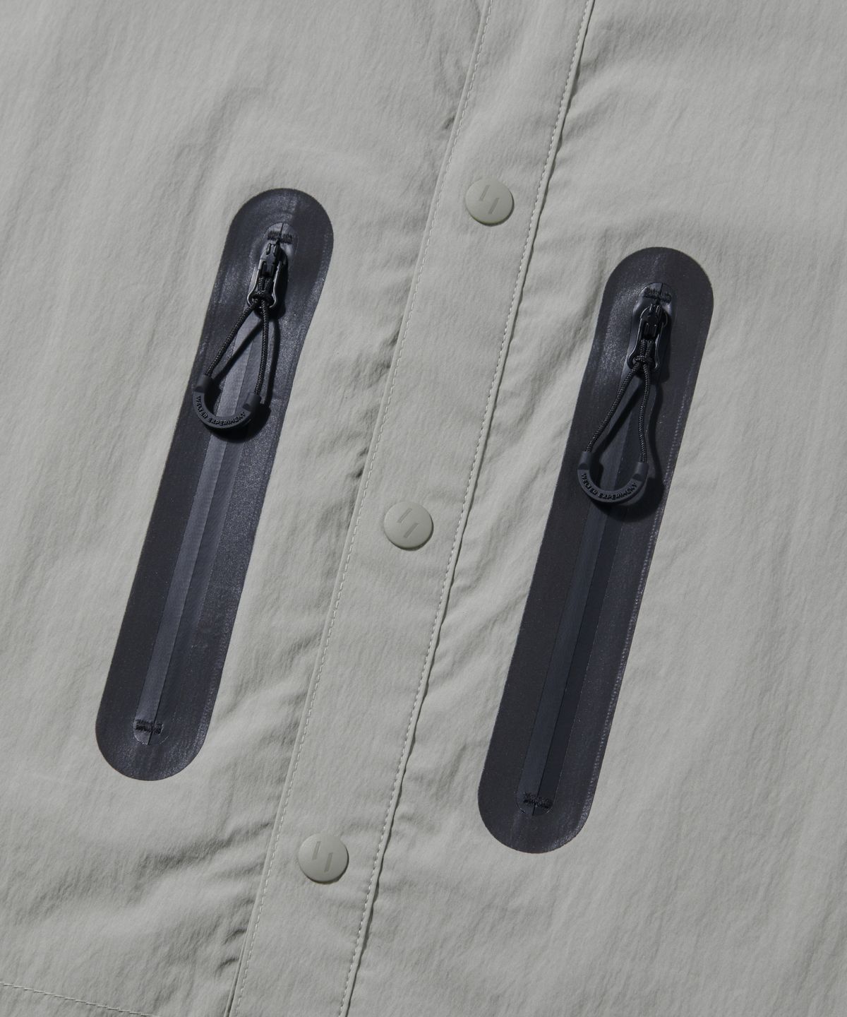 웰터 익스페리먼트(WELTER EXPERIMENT) WCL007_LIGHT REFLECTION POCKET SHIRTS_Warm Gray