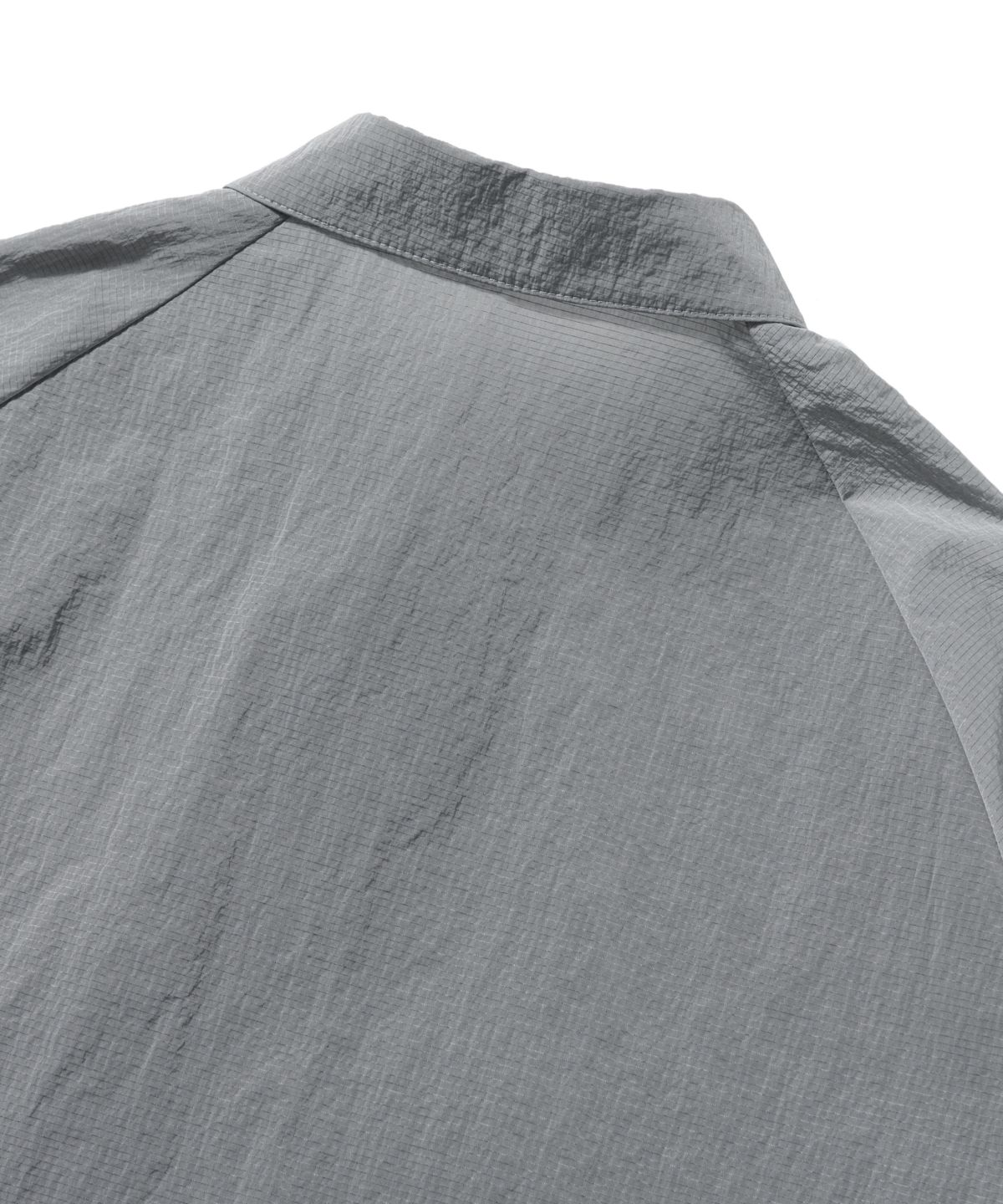 웰터 익스페리먼트(WELTER EXPERIMENT) WCL012_LIGHT REFLECTION RIP STOP HALF SHIRTS_Silver