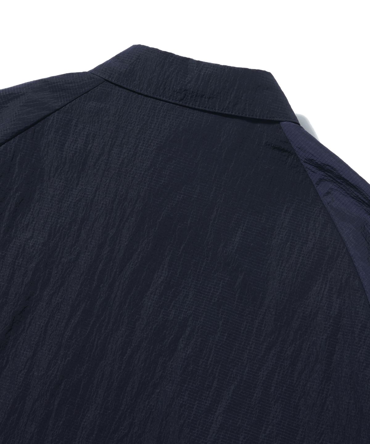 웰터 익스페리먼트(WELTER EXPERIMENT) WCL013_LIGHT REFLECTION RIP STOP HALF SHIRTS_Navy