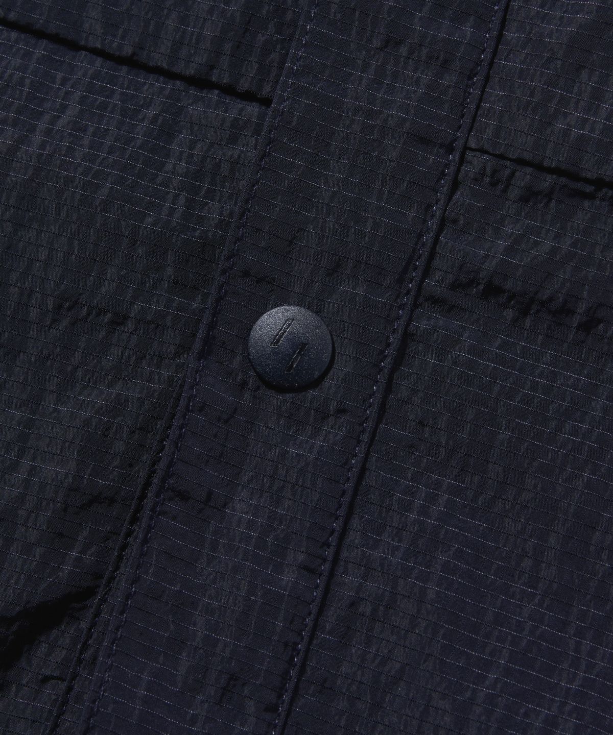 웰터 익스페리먼트(WELTER EXPERIMENT) WCL013_LIGHT REFLECTION RIP STOP HALF SHIRTS_Navy