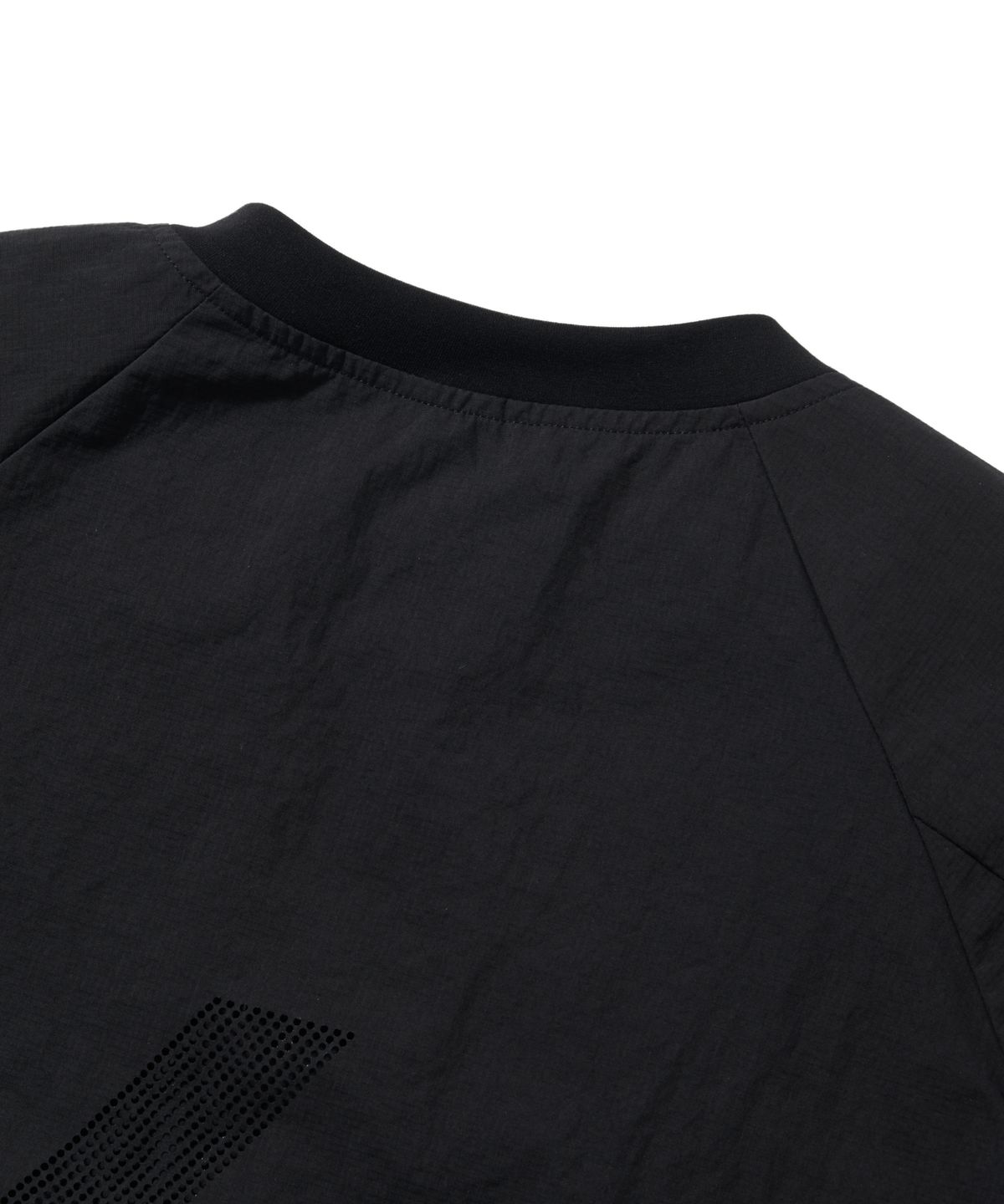 웰터 익스페리먼트(WELTER EXPERIMENT) WDT004_AMON MESH PULLOVER_Black