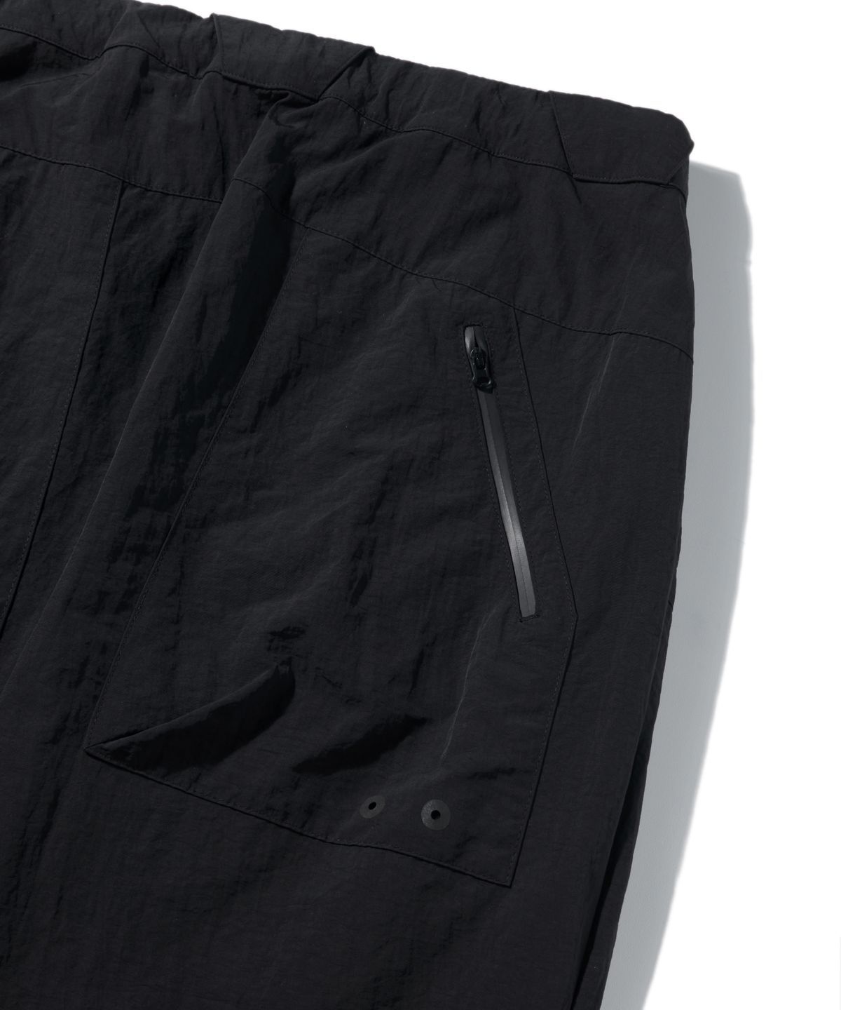 웰터 익스페리먼트(WELTER EXPERIMENT) WPL017_VENTILATION 610m PANTS_Black