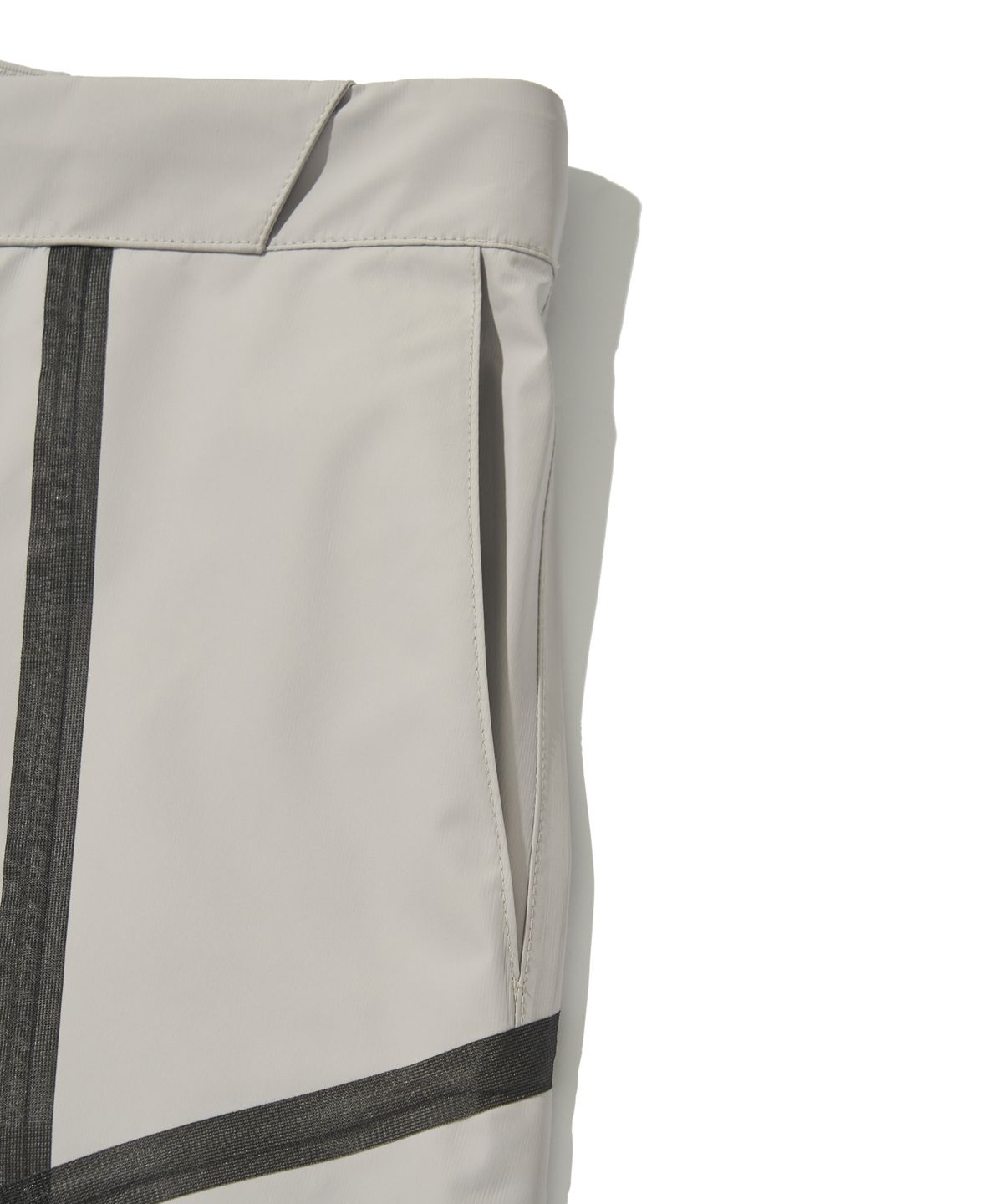 웰터 익스페리먼트(WELTER EXPERIMENT) WSP001_3LAYER SEAMSEALING HALF PANTS_Gray White