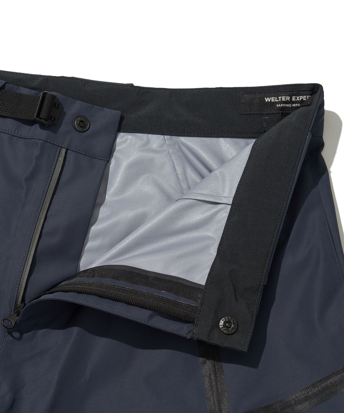 웰터 익스페리먼트(WELTER EXPERIMENT) WSP002_3LAYER SEAMSEALING HALF PANTS_Navy