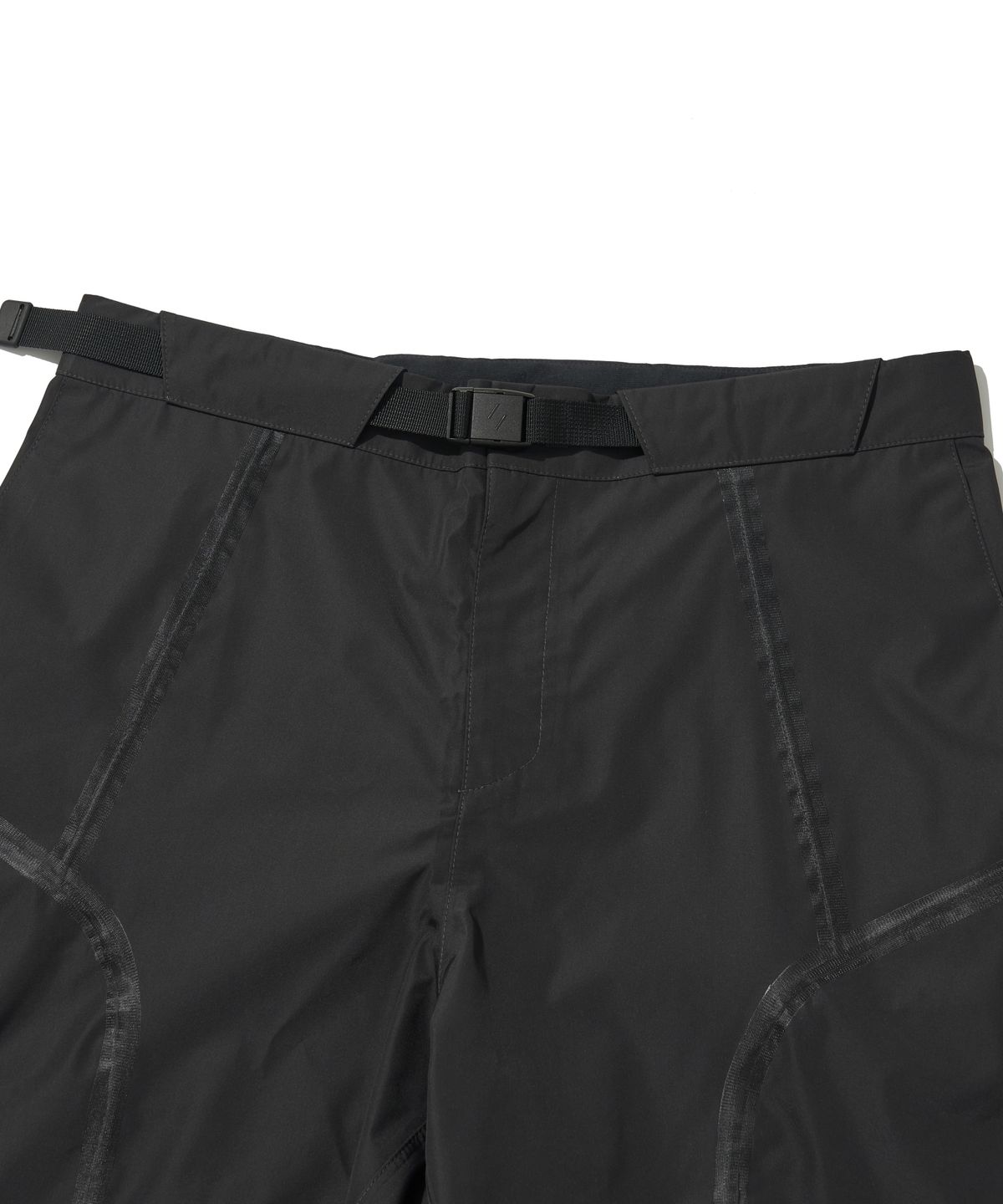 웰터 익스페리먼트(WELTER EXPERIMENT) WSP003_3LAYER SEAMSEALING HALF PANTS_Black