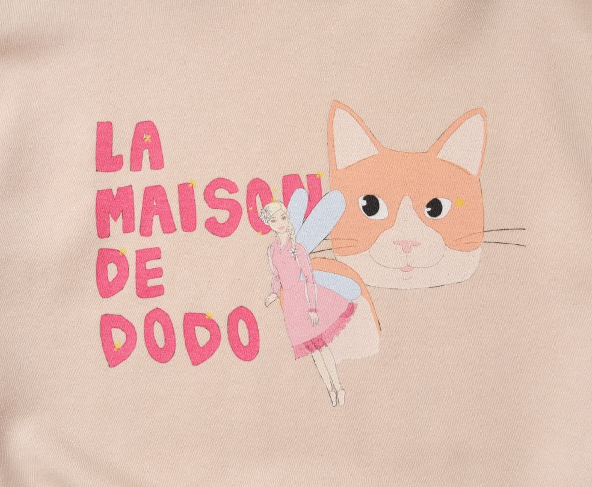 라메종드도도(LA MAISON DE DODO) SImply Dodo Sweatshirt with Fairy Doll  (Champagne Pink)_ 맨투맨