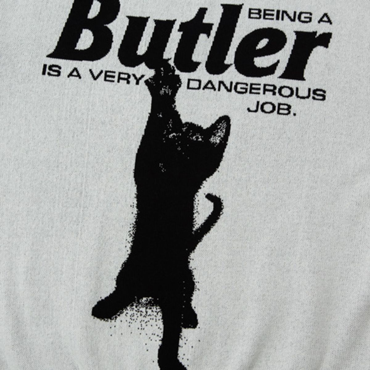 크루치(KRUCHI) CAT BUTLER Knit Sweater (WHITE)