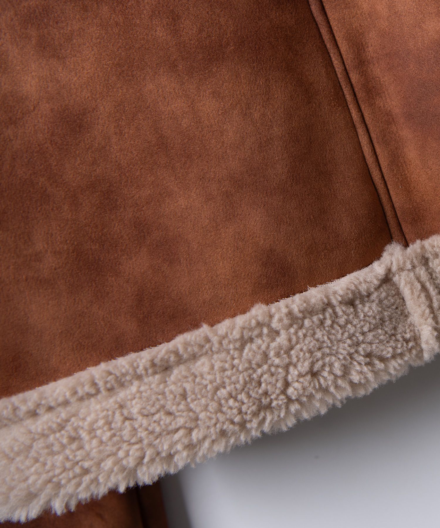 MUSINSA | PLACE STUDIO Vintage washed minimal suede mouton