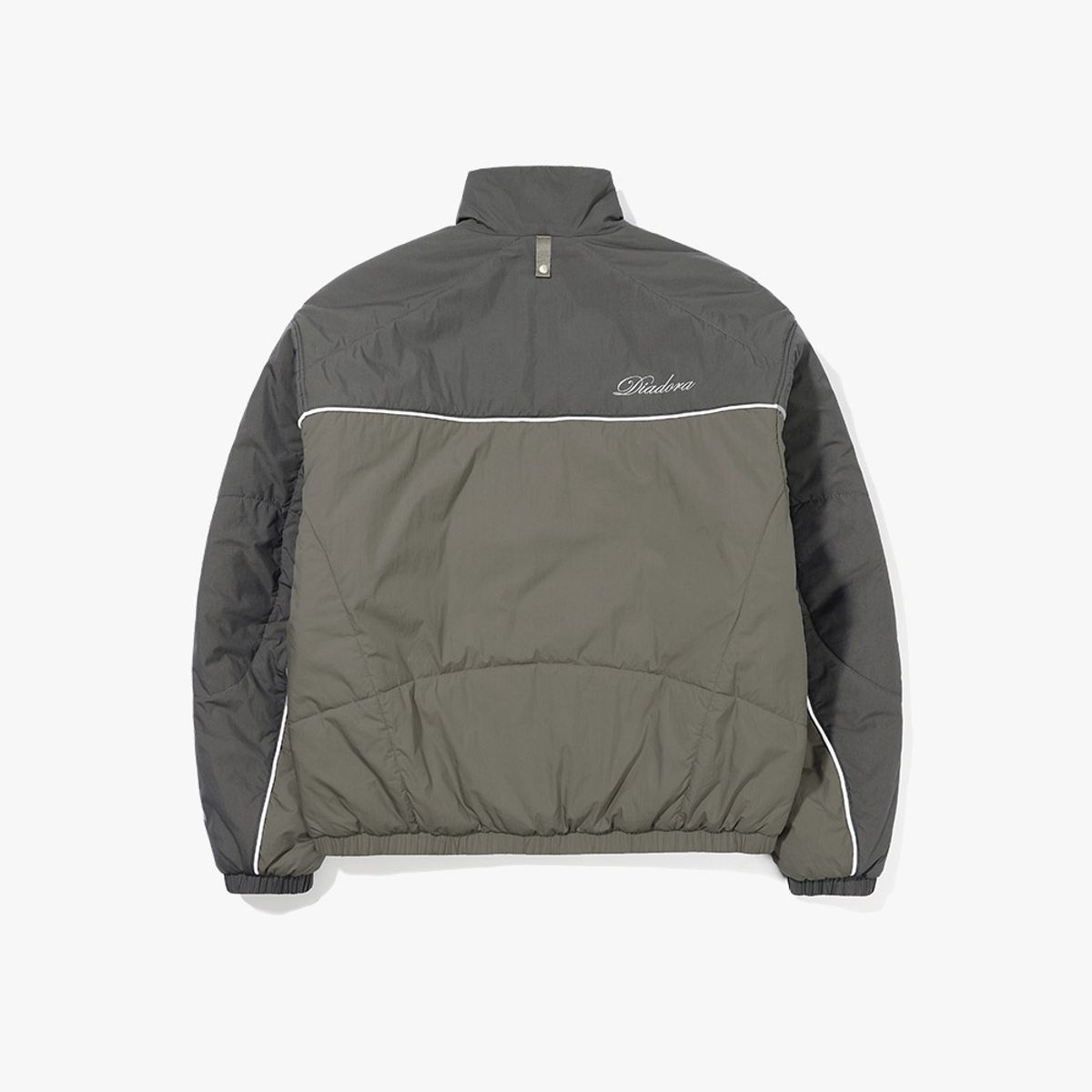 디아도라(diadora) 윈터 피트크루 컬러블럭 패딩 자켓 KHAKI