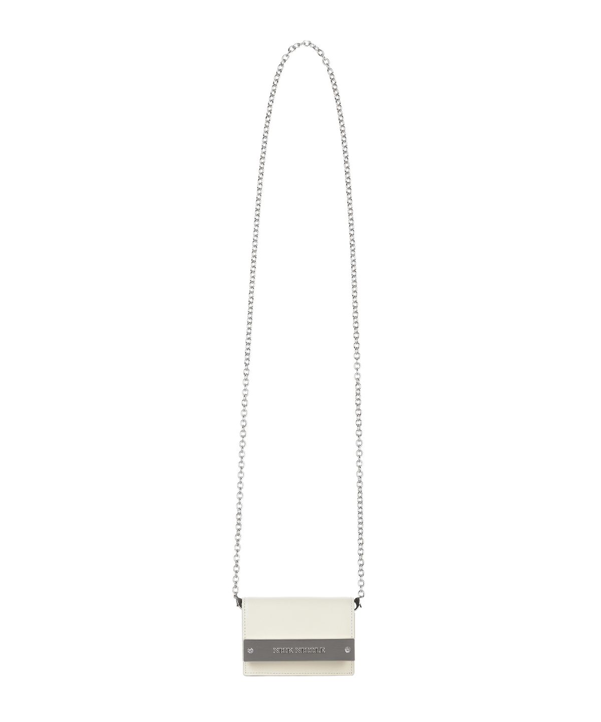닉앤니콜(NICK&NICOLE) CRYSTAL ACCORDION WALLET_CREAM