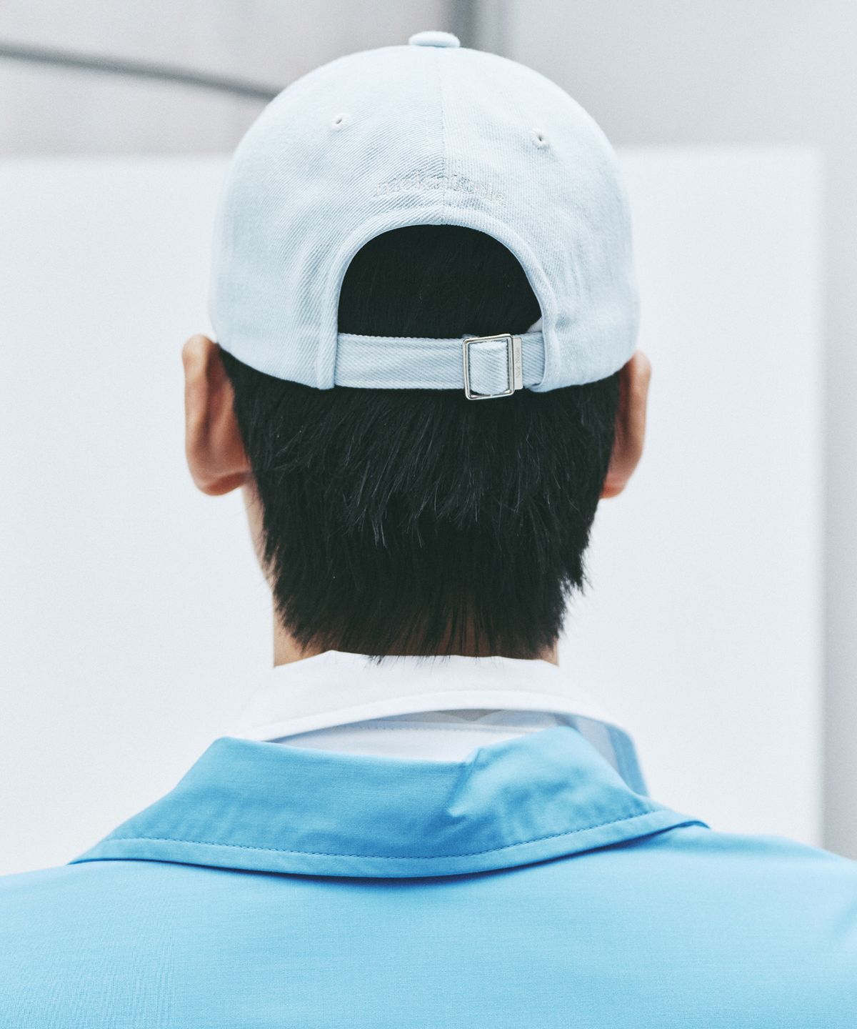 닉앤니콜(NICK&NICOLE) NN DOTCOM SIGNATURE BALL CAP_DENIM SKY BLUE