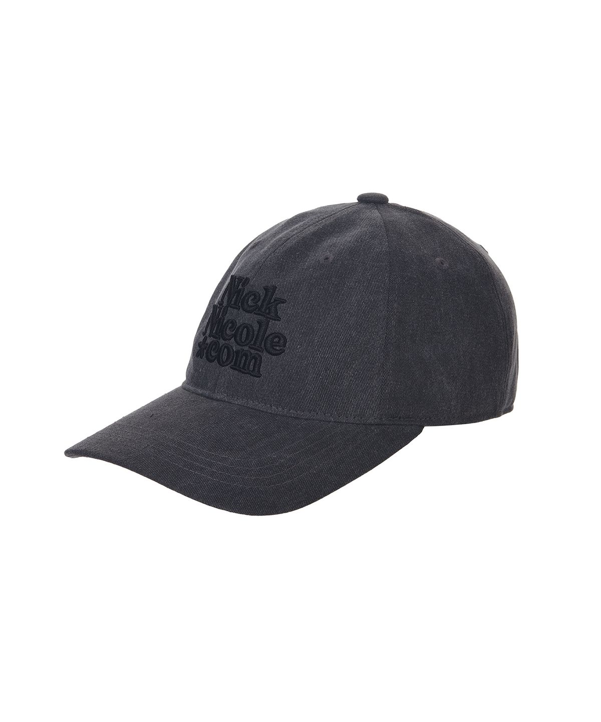 닉앤니콜(NICK&NICOLE) NN DOTCOM SIGNATURE BALL CAP_DENIM CHARCOAL