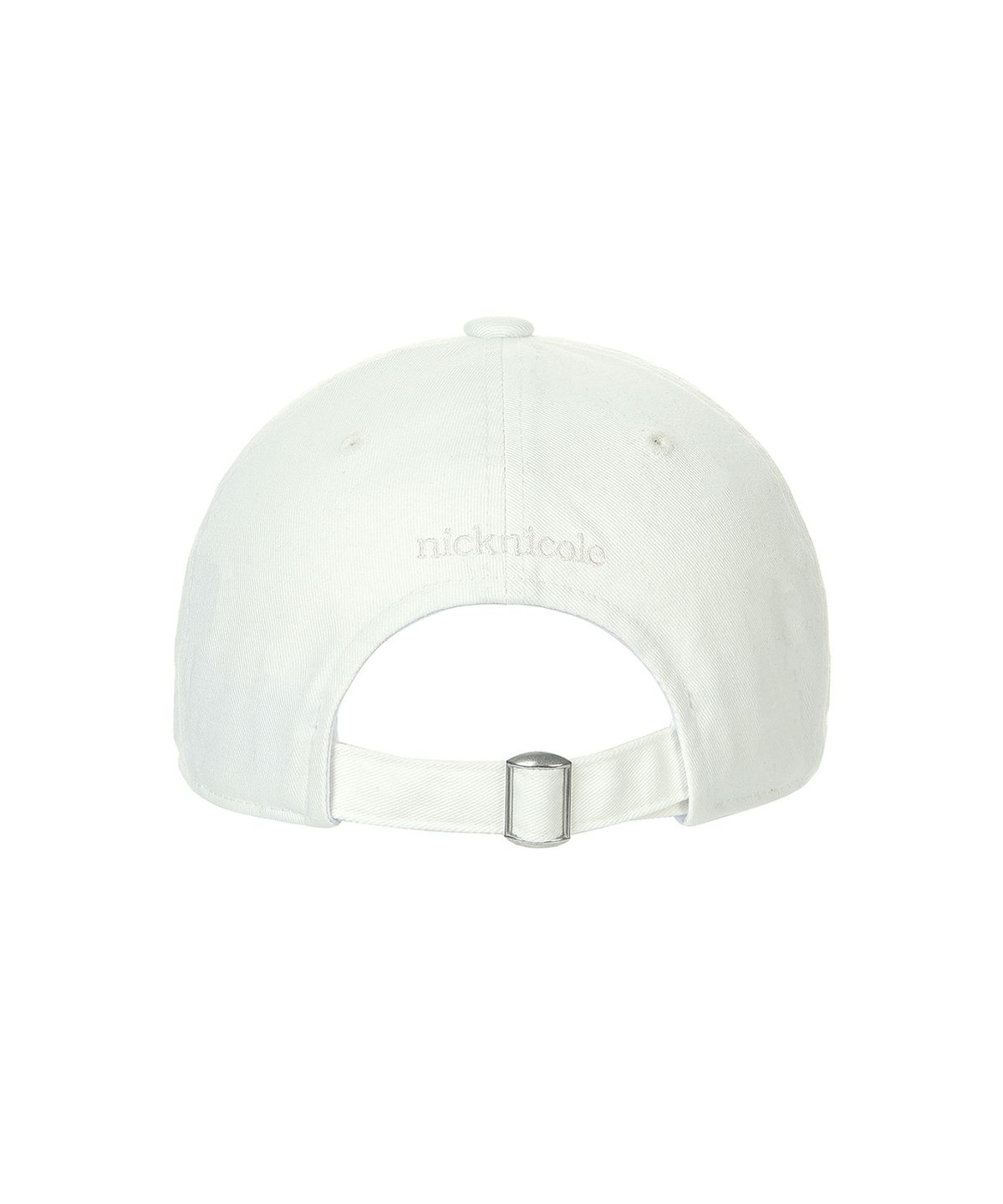 닉앤니콜(NICK&NICOLE) NN DOTCOM SIGNATURE BALL CAP_REAL WHITE