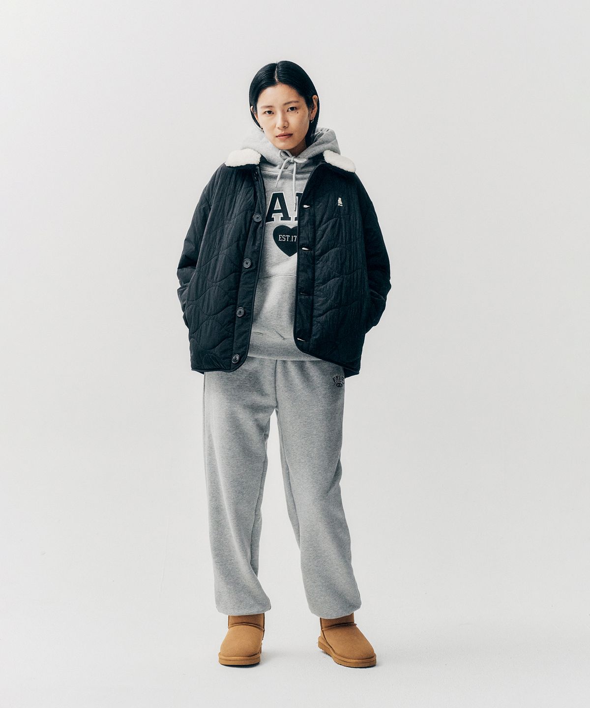 예일(YALE) 헤리티지 댄 미니 부츠_베이지