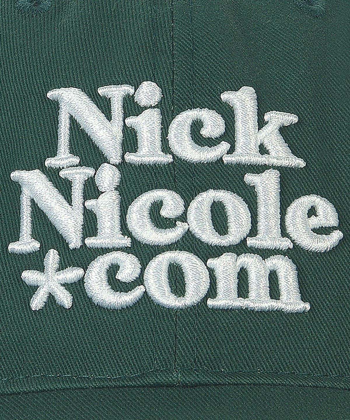 닉앤니콜(NICK&NICOLE) NN DOTCOM SIGNATURE BALL CAP_DEEP GREEN