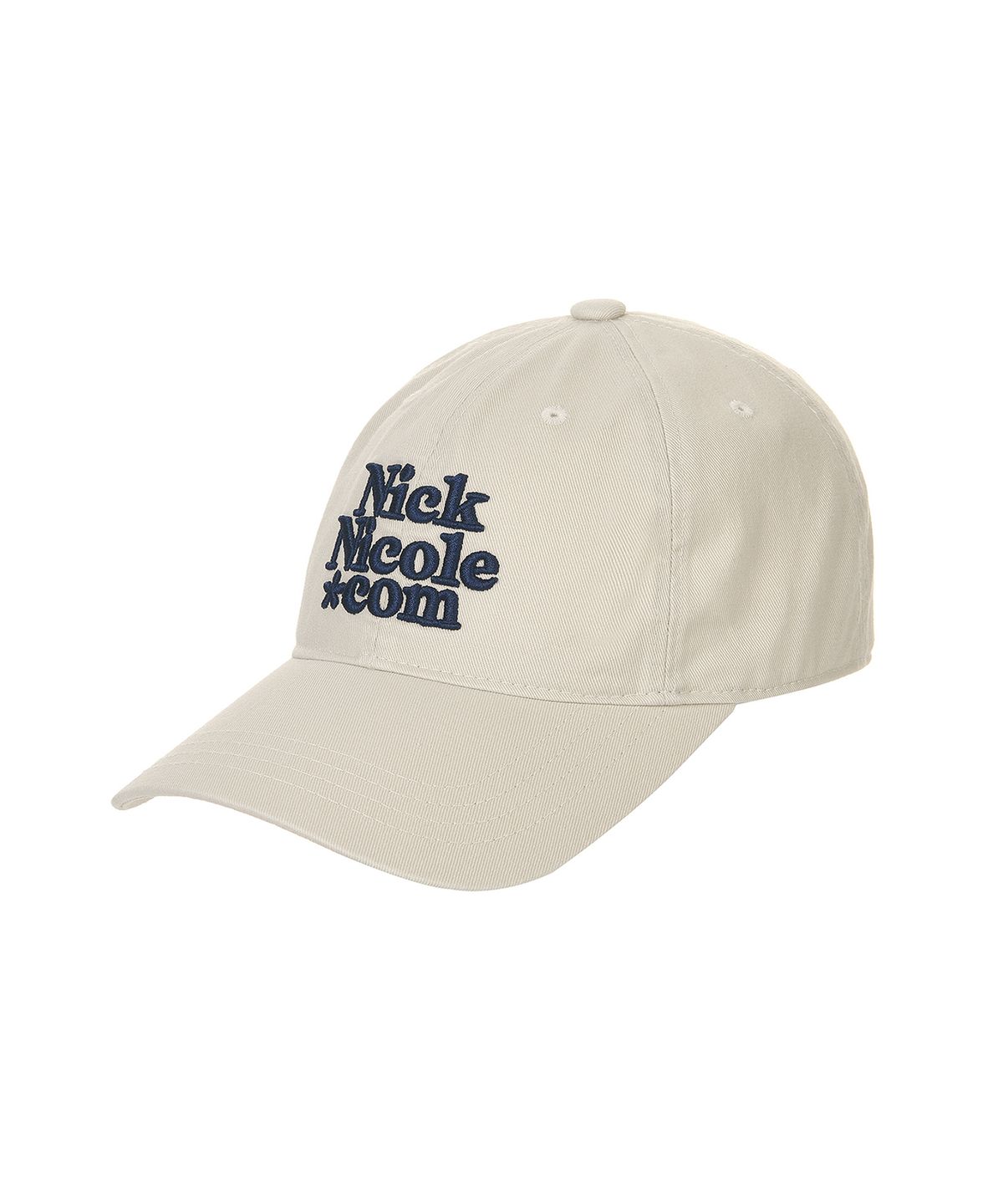 닉앤니콜(NICK&NICOLE) NN DOTCOM SIGNATURE BALL CAP_BEIGE GRAY