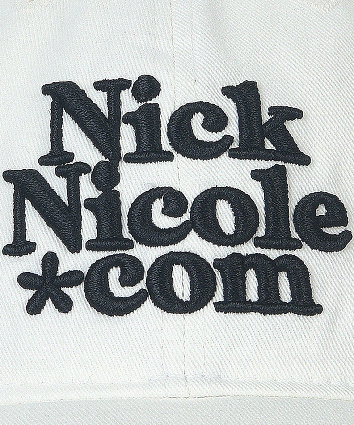 MUSINSA | NICK&NICOLE NN DOTCOM SIGNATURE BALL CAP_WHITE