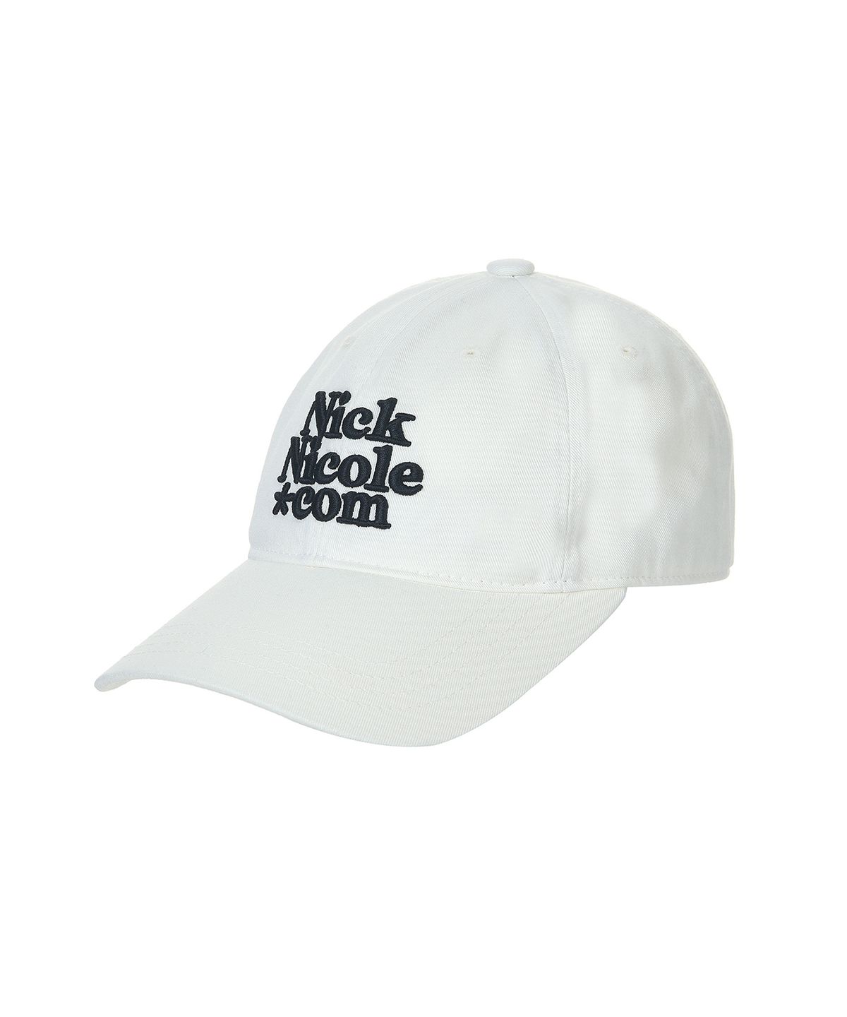 닉앤니콜(NICK&NICOLE) NN DOTCOM SIGNATURE BALL CAP_WHITE