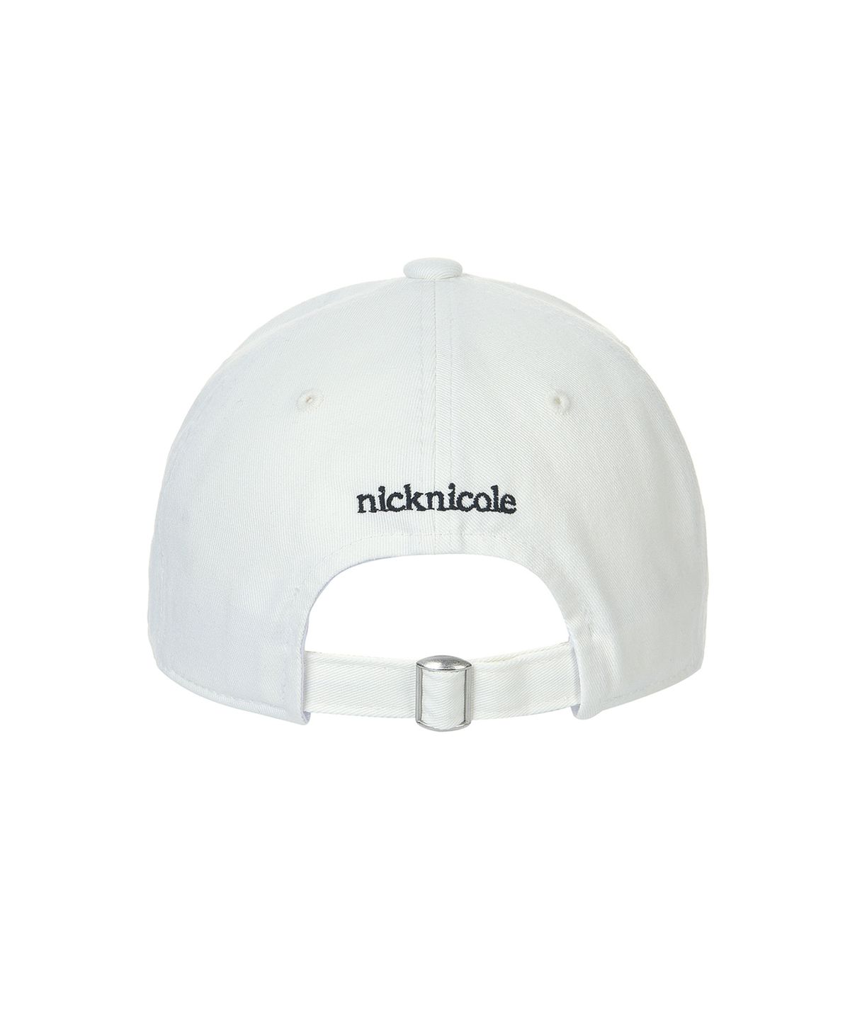 닉앤니콜(NICK&NICOLE) NN DOTCOM SIGNATURE BALL CAP_WHITE