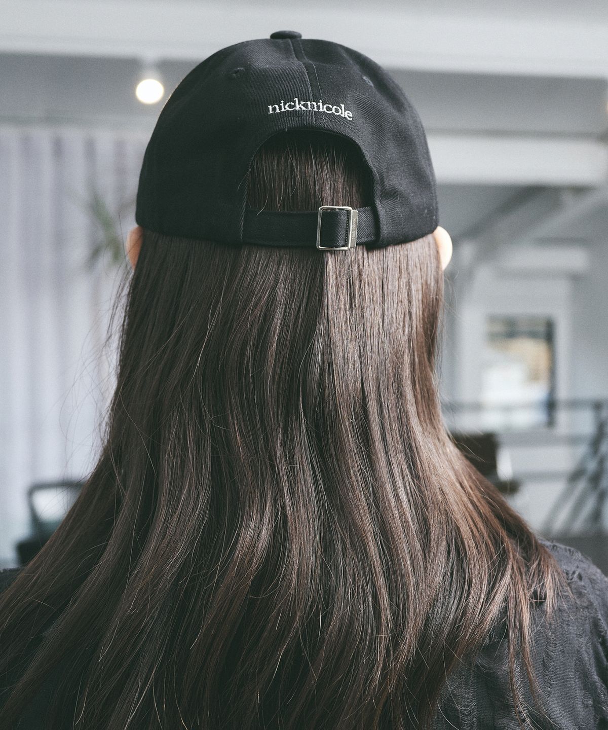 닉앤니콜(NICK&NICOLE) NN DOTCOM SIGNATURE BALL CAP_BLACK