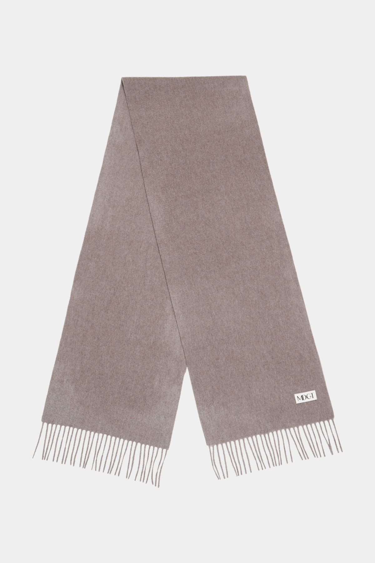 엠디지티(MDGT) Woven Scarf Solid_Dark Beige