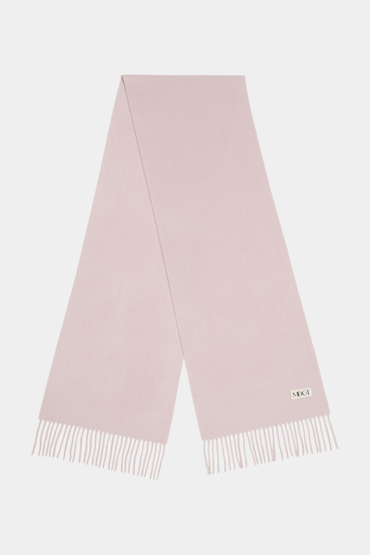 엠디지티(MDGT) Woven Scarf_Solid_Smoke Pink