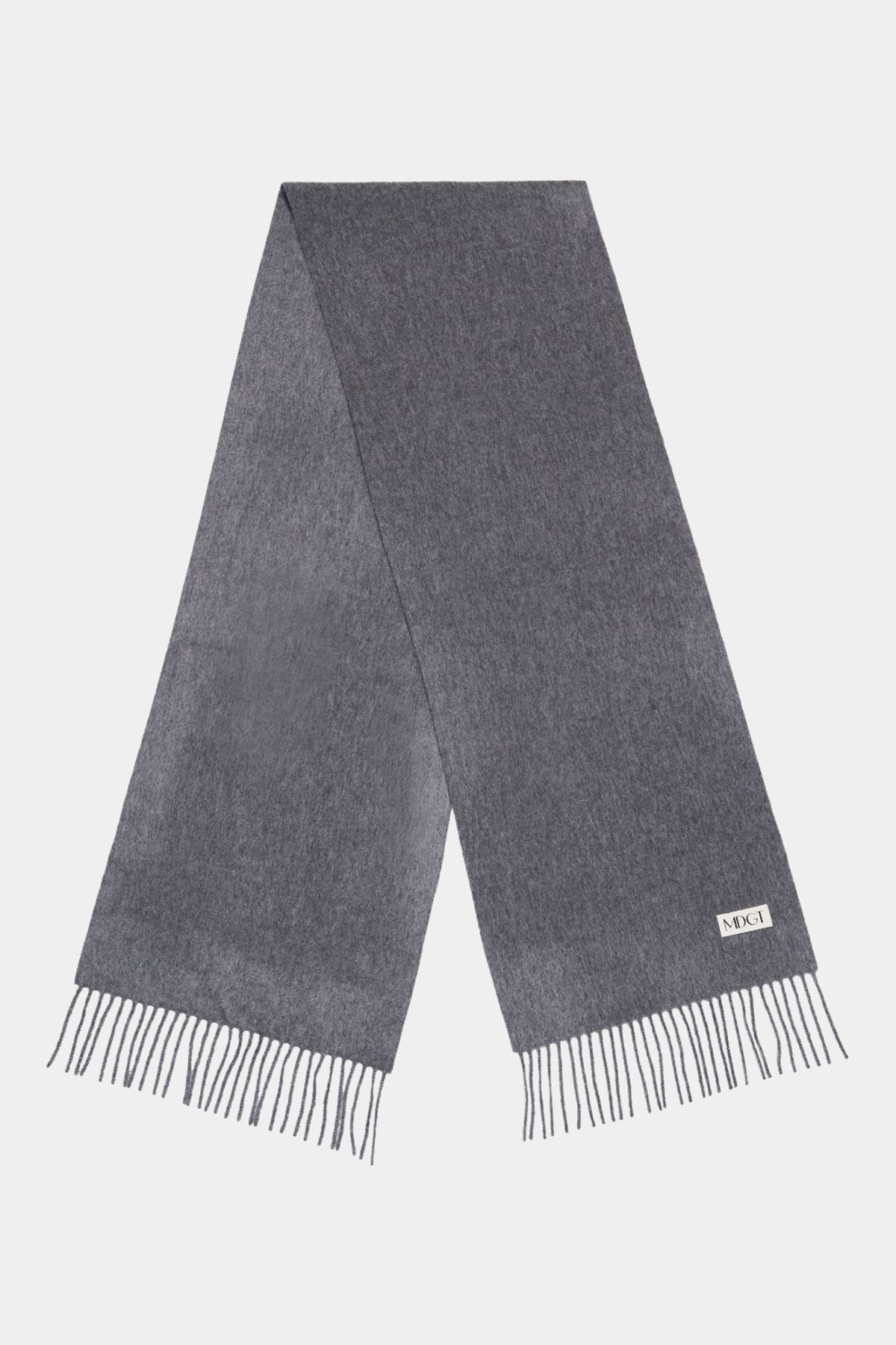 엠디지티(MDGT) Woven Scarf Solid_Dark Grey