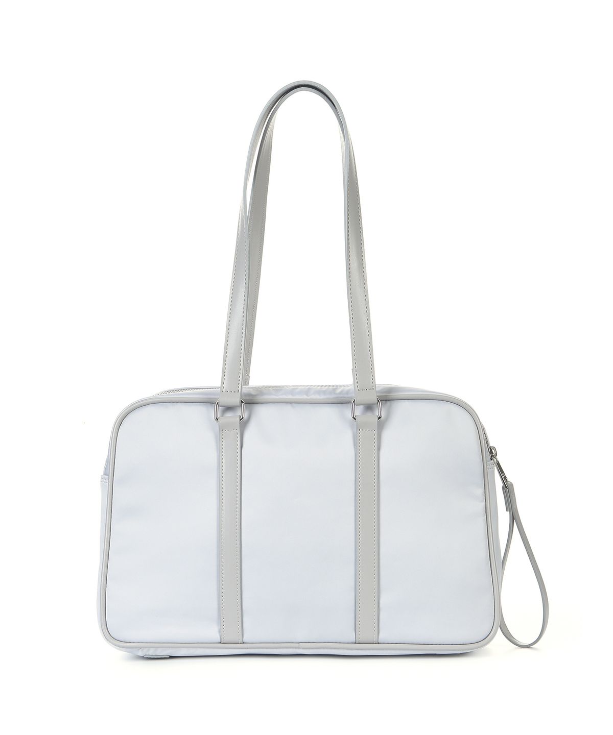 닉앤니콜(NICK&NICOLE) CRYSTAL NYLON COMBI BOSTON BAG_SILVER