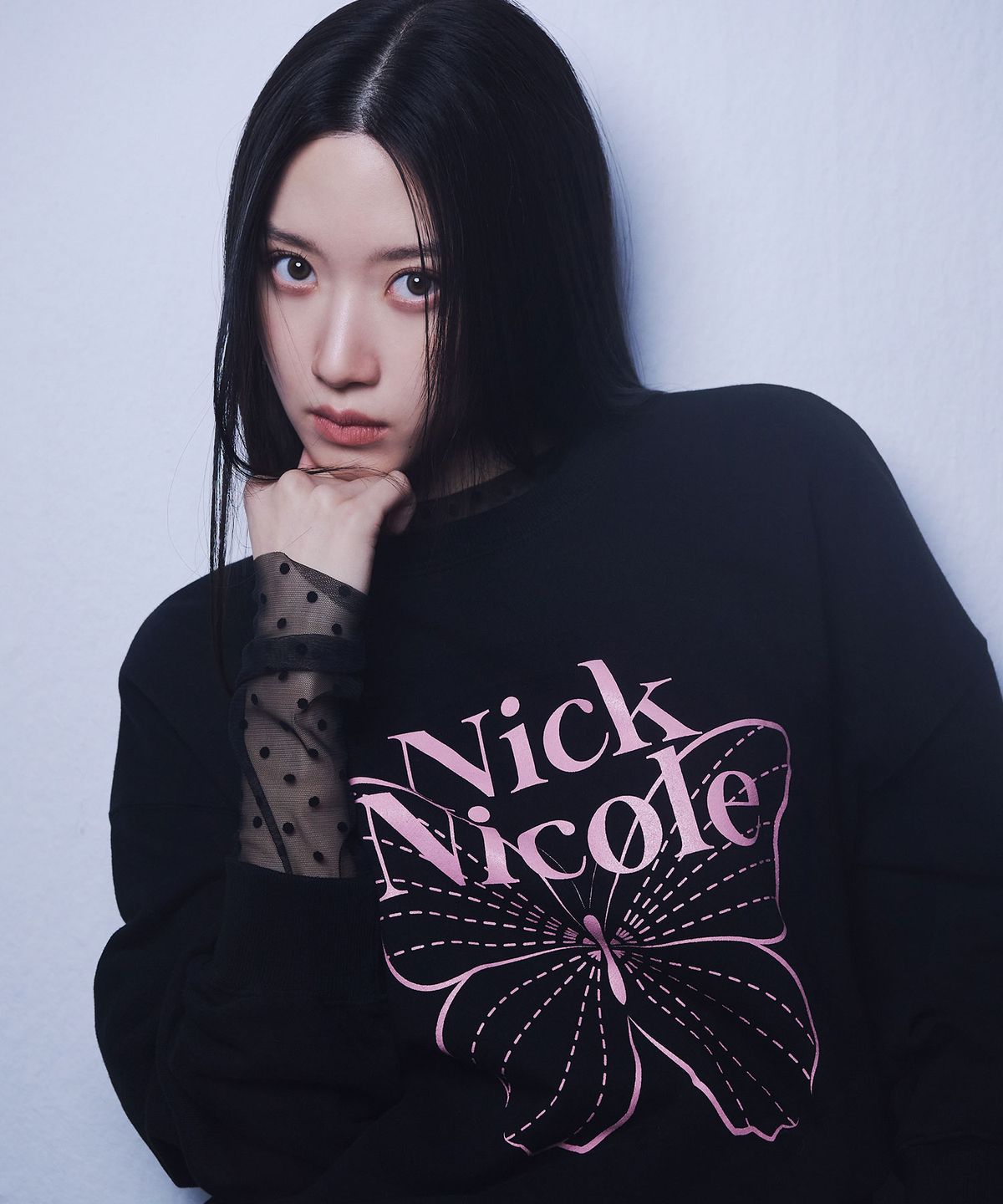 닉앤니콜(NICK&NICOLE) BUTTERFLY SIGNATURE SWEATSHIRT_5 COLOR