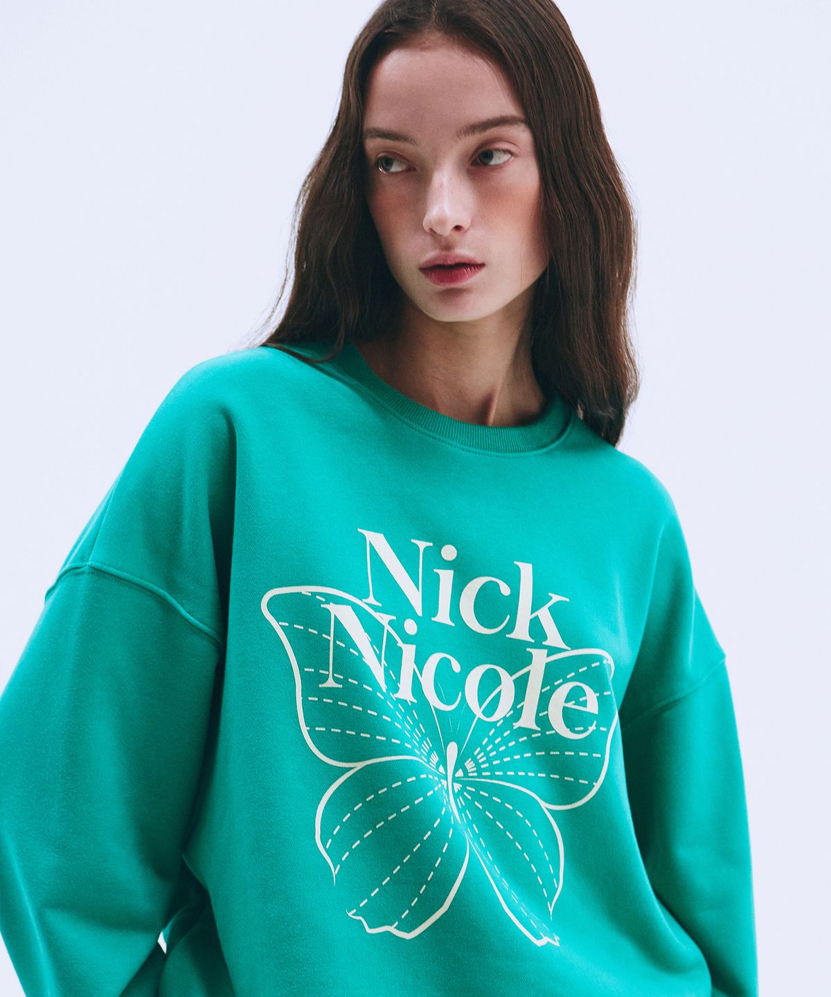 닉앤니콜(NICK&NICOLE) BUTTERFLY SIGNATURE SWEATSHIRT_24 COLOR