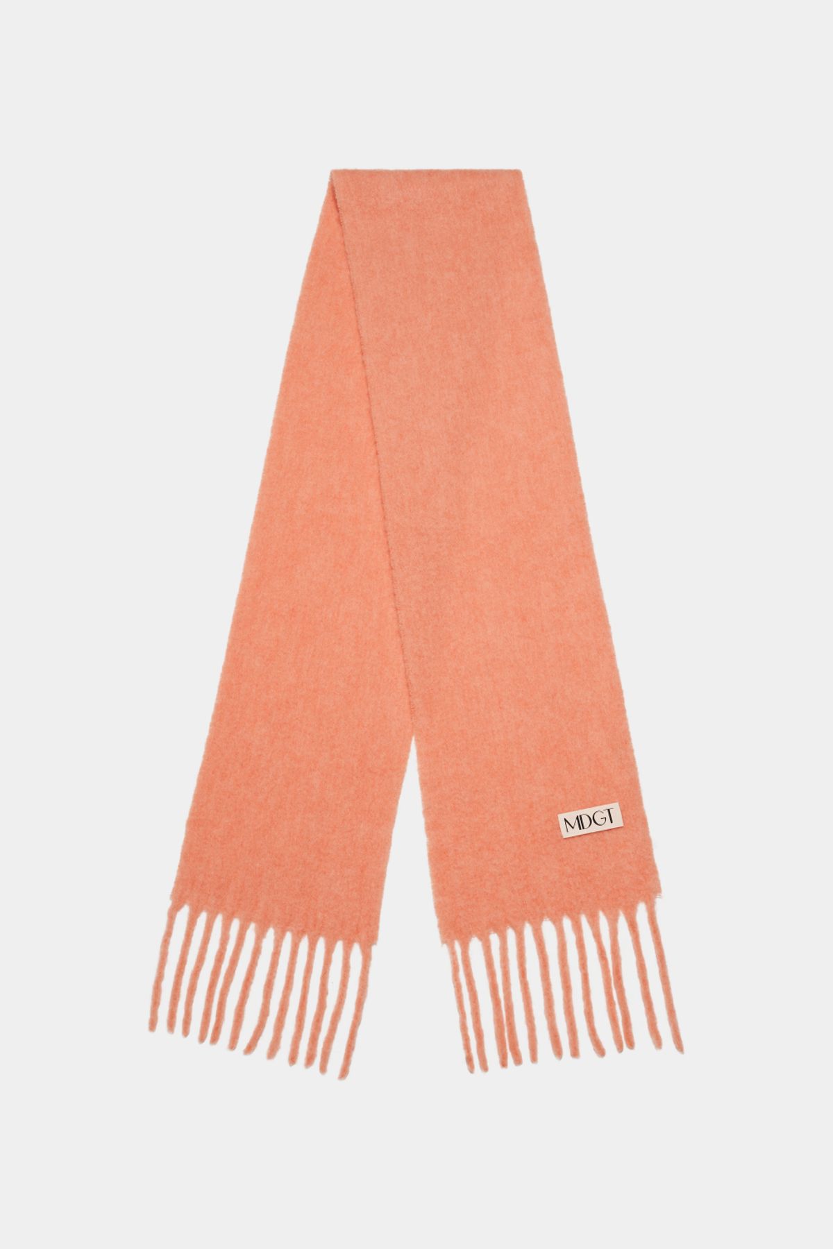 엠디지티(MDGT) Chunky Scarf Solid_Orange