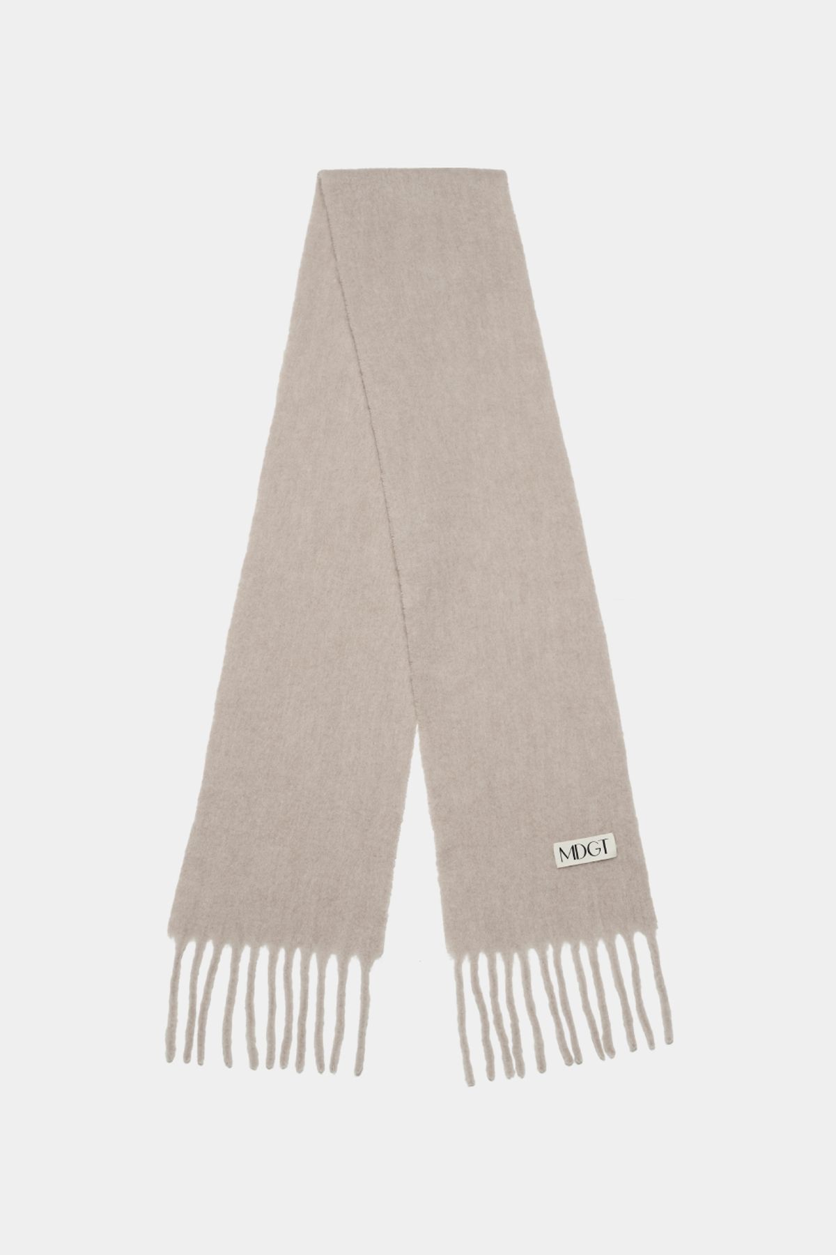 엠디지티(MDGT) Chunky Scarf Solid_Beige