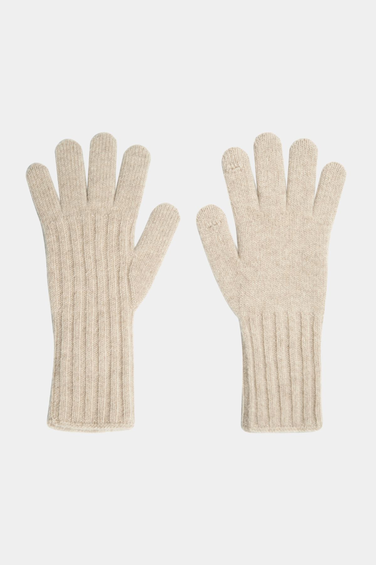 엠디지티(MDGT) Textured Touch Gloves_Melange Beige