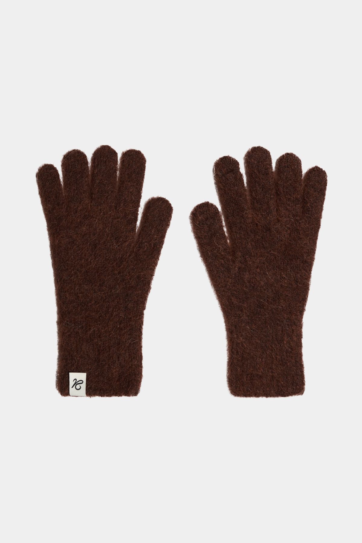 엠디지티(MDGT) Mohair Touch Gloves_Brown
