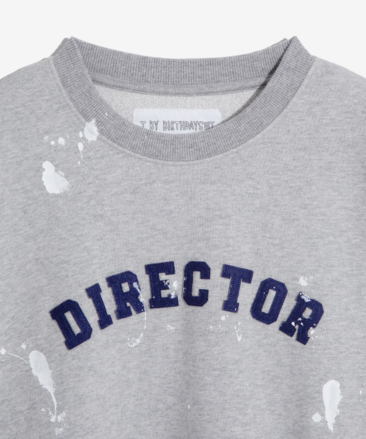 벌스데이수트(BIRTHDAYSUIT) JOBS SWEAT_PAINTED (GREY)