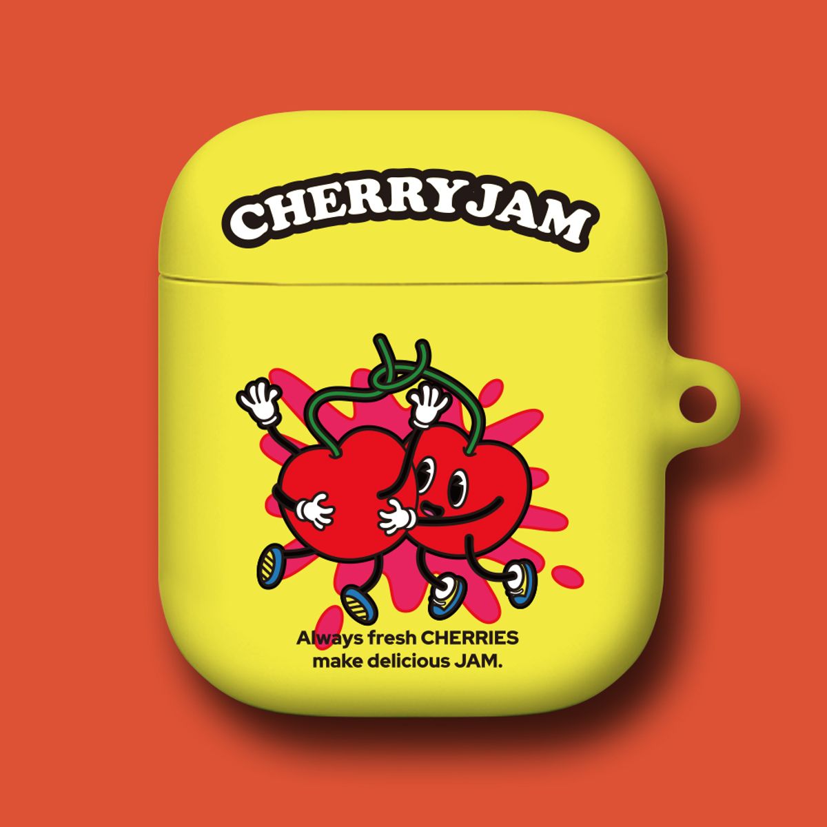 부기우기(BOOGIE WOOGIE) 에어팟/에어팟프로 케이스 - 체리 쨈(Cherry Jam)