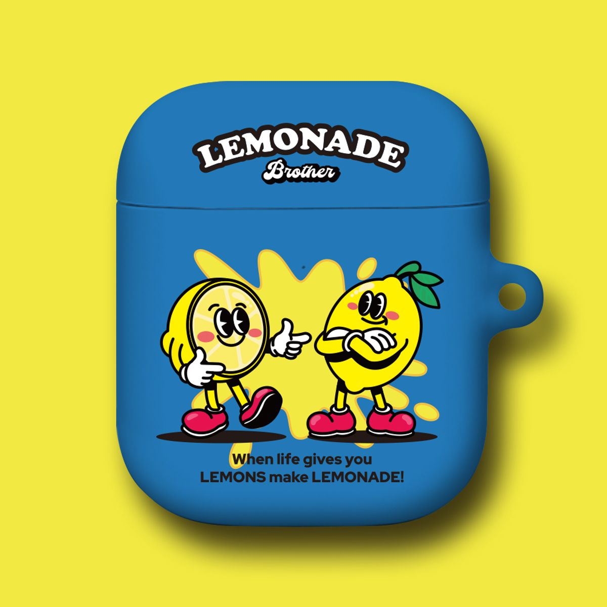 부기우기(BOOGIE WOOGIE) 에어팟/에어팟프로 케이스 - 레몬에이드 브로(Lemonade Bro)