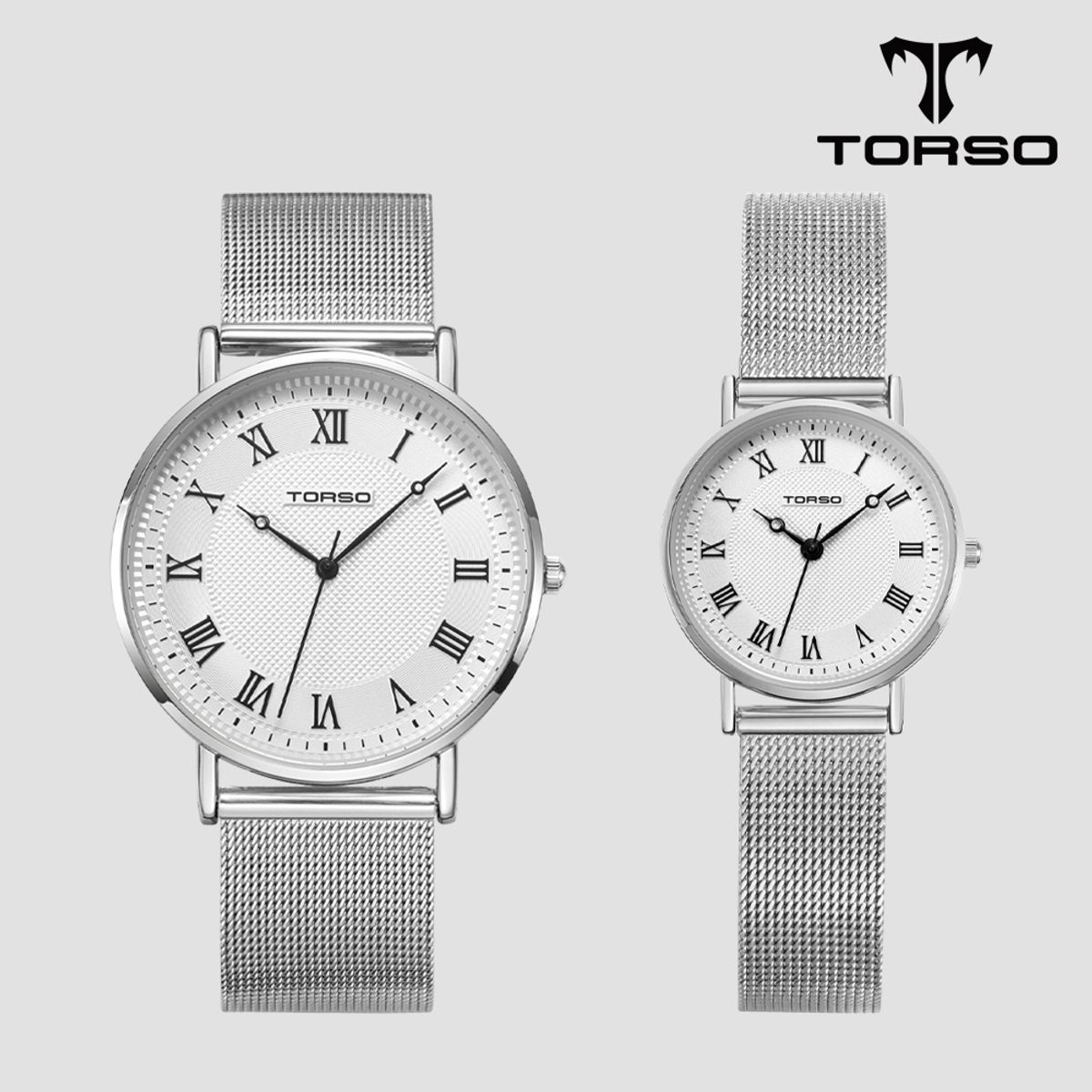 토르소(TORSO) T107MS-SSSV 클라시코 쿼츠 커플 워치 남여 메탈 시계