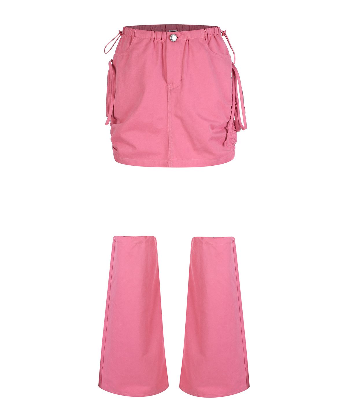 라라폭스(LALAFOX) STRING MINI SKIRT PINK BP3WS003