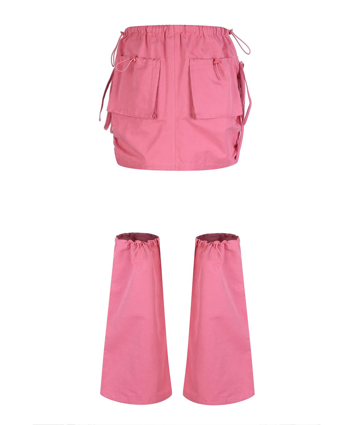 라라폭스(LALAFOX) STRING MINI SKIRT PINK BP3WS003