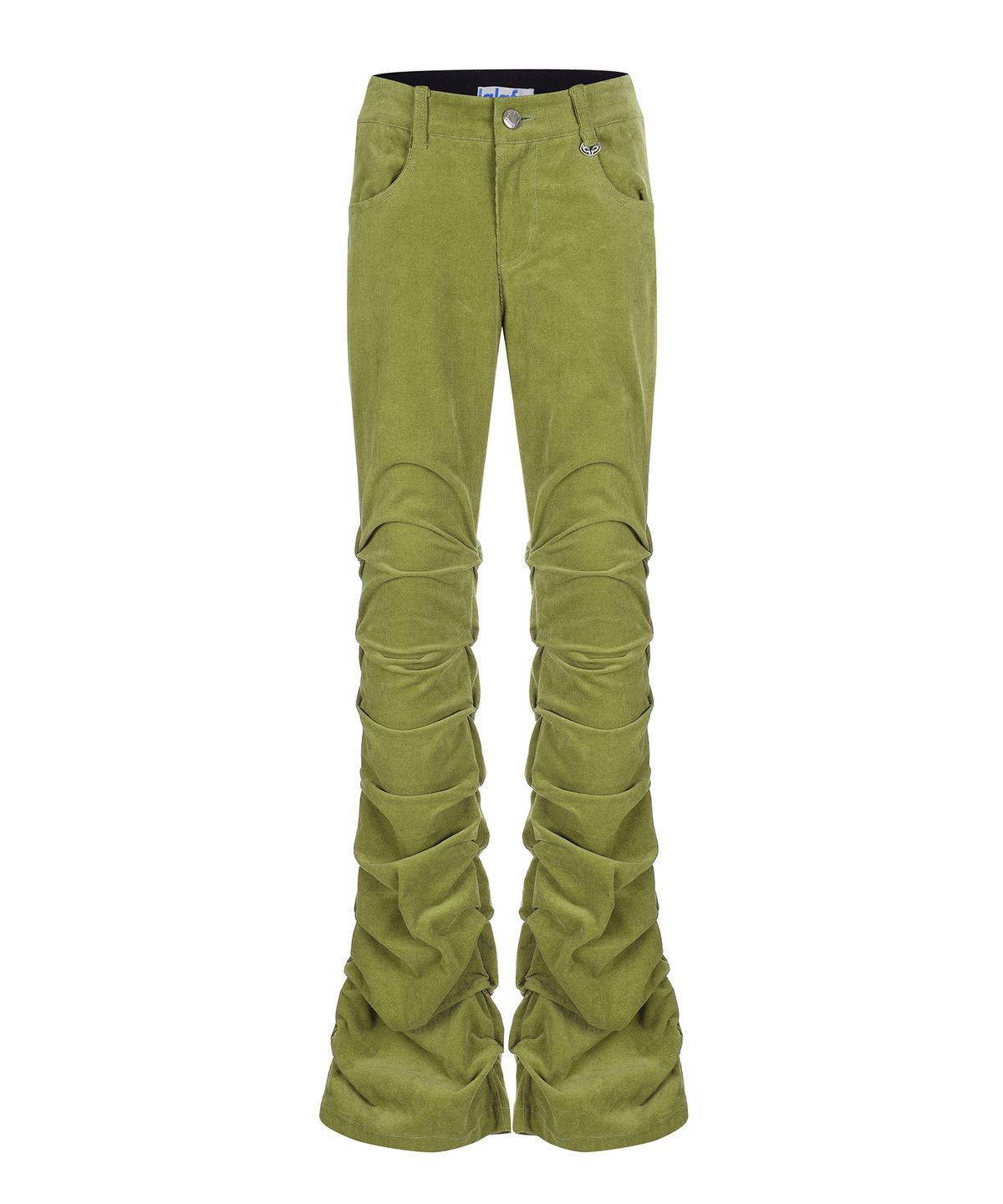 라라폭스(LALAFOX) CORDUROY SHIRRING PANTS OLIVE BP4WP003