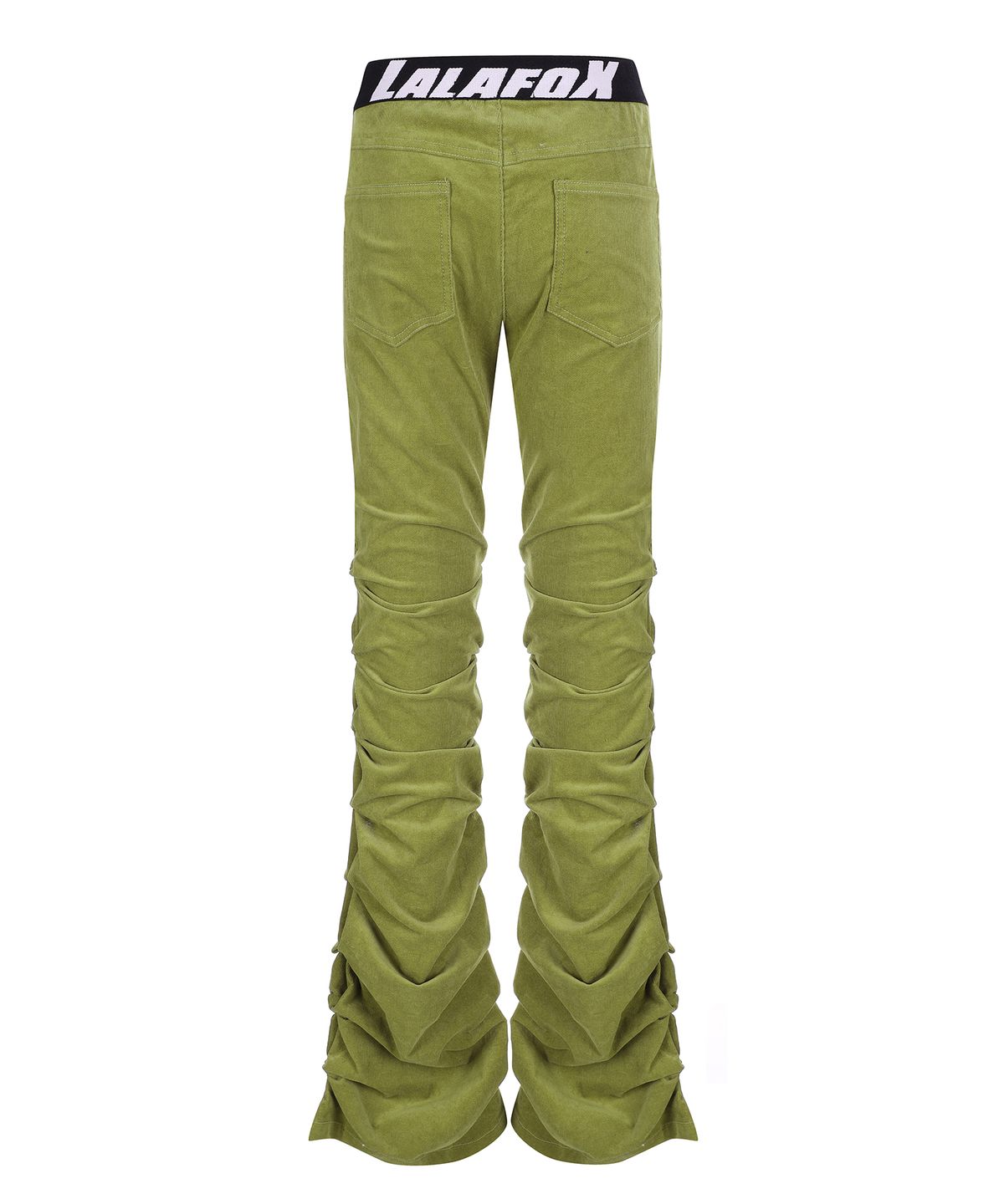 라라폭스(LALAFOX) CORDUROY SHIRRING PANTS OLIVE BP4WP003