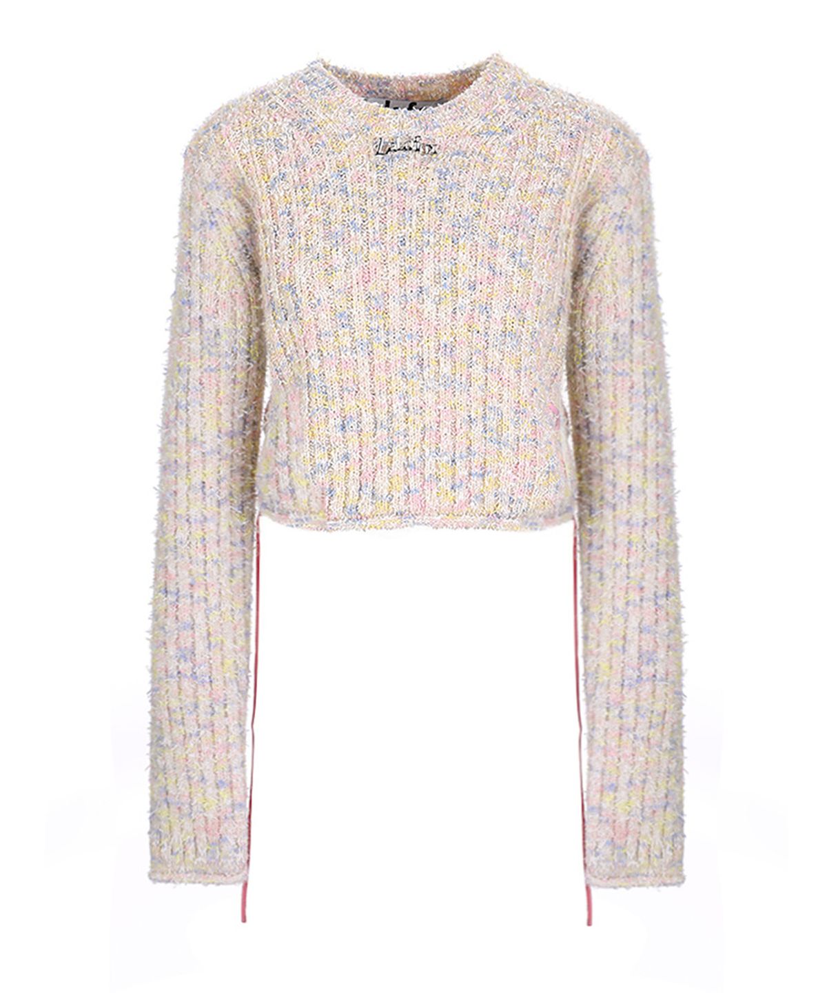 라라폭스(LALAFOX) MULITI CROP STRING KNIT BEIGE BP4KL003