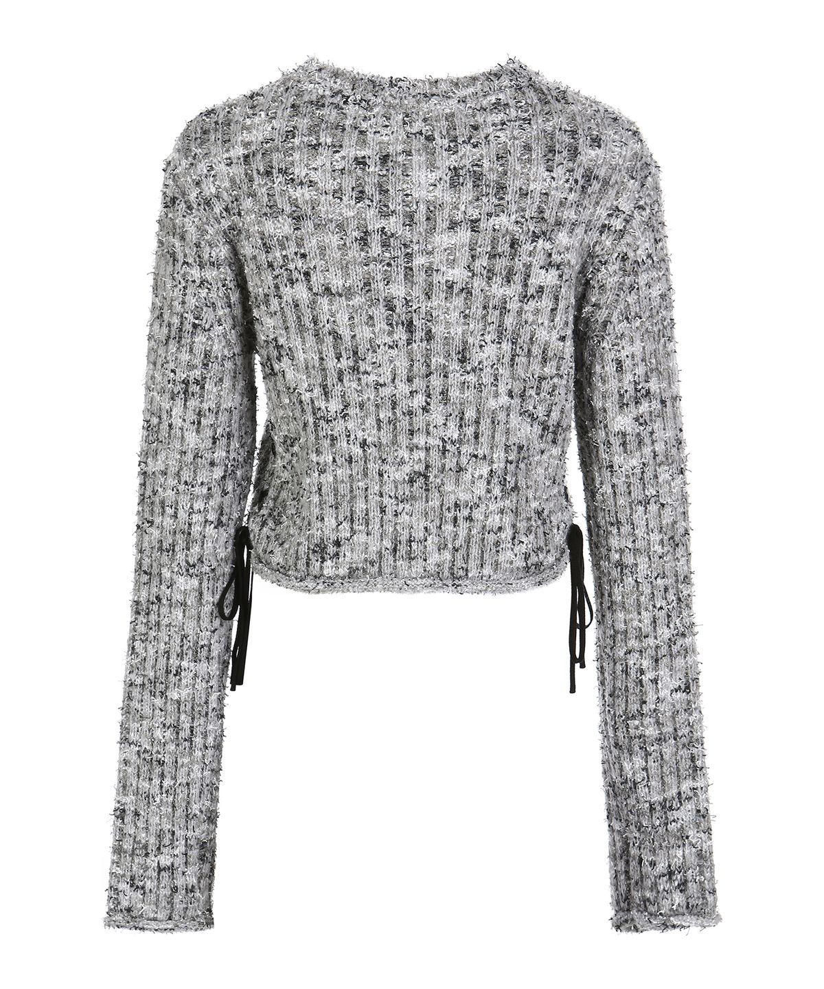 라라폭스(LALAFOX) MULITI CROP STRING KNIT CHARCOAL BP4KL004