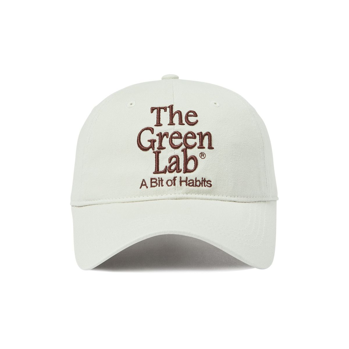 더그린랩(THE GREEN LAB) 더그린랩 자수 워싱 볼캡 [라이트 베이지]