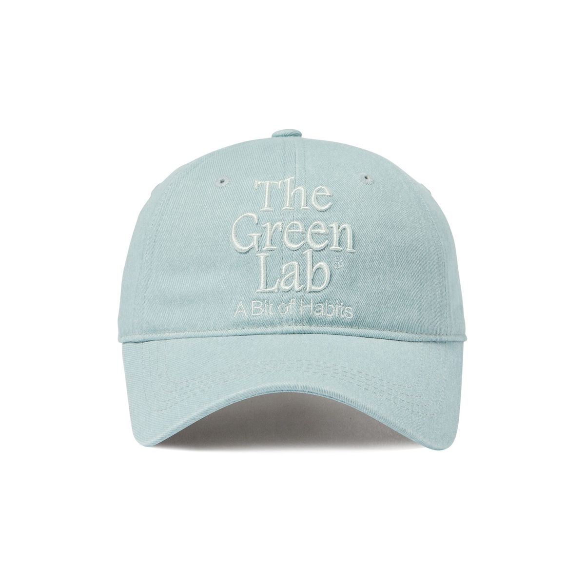 더그린랩(THE GREEN LAB) 더그린랩 자수 워싱 볼캡 [라이트 블루2]