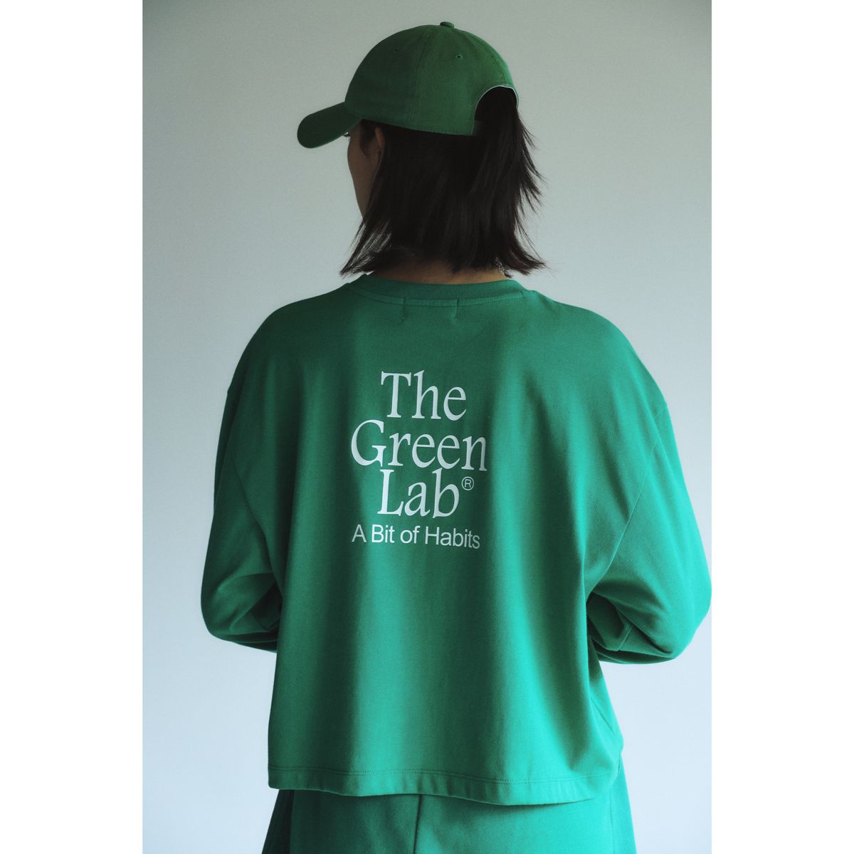 더그린랩(THE GREEN LAB) 더그린랩 자수 워싱 볼캡 [그린]