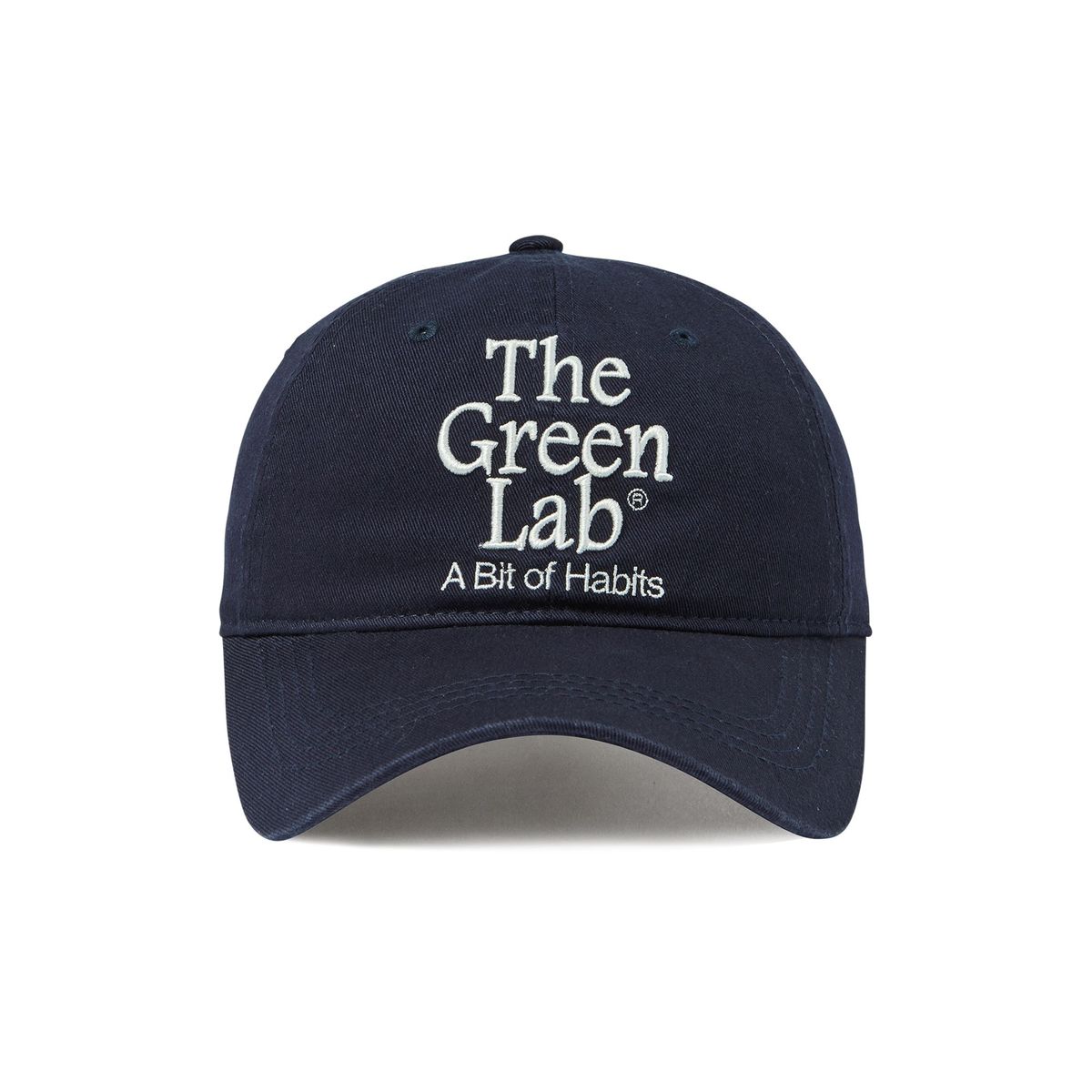 더그린랩(THE GREEN LAB) 더그린랩 자수 워싱 볼캡 [네이비]